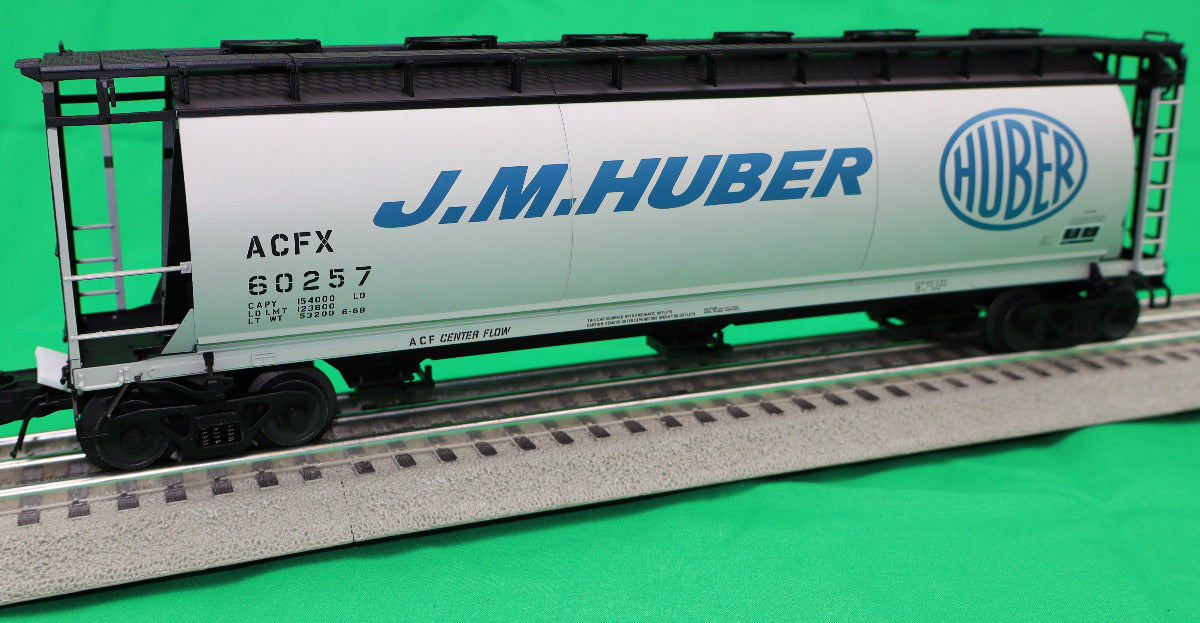 Atlas O 3001441 - Master - 3-Bay Cylindrical Hopper Car "J.M. Huber"
