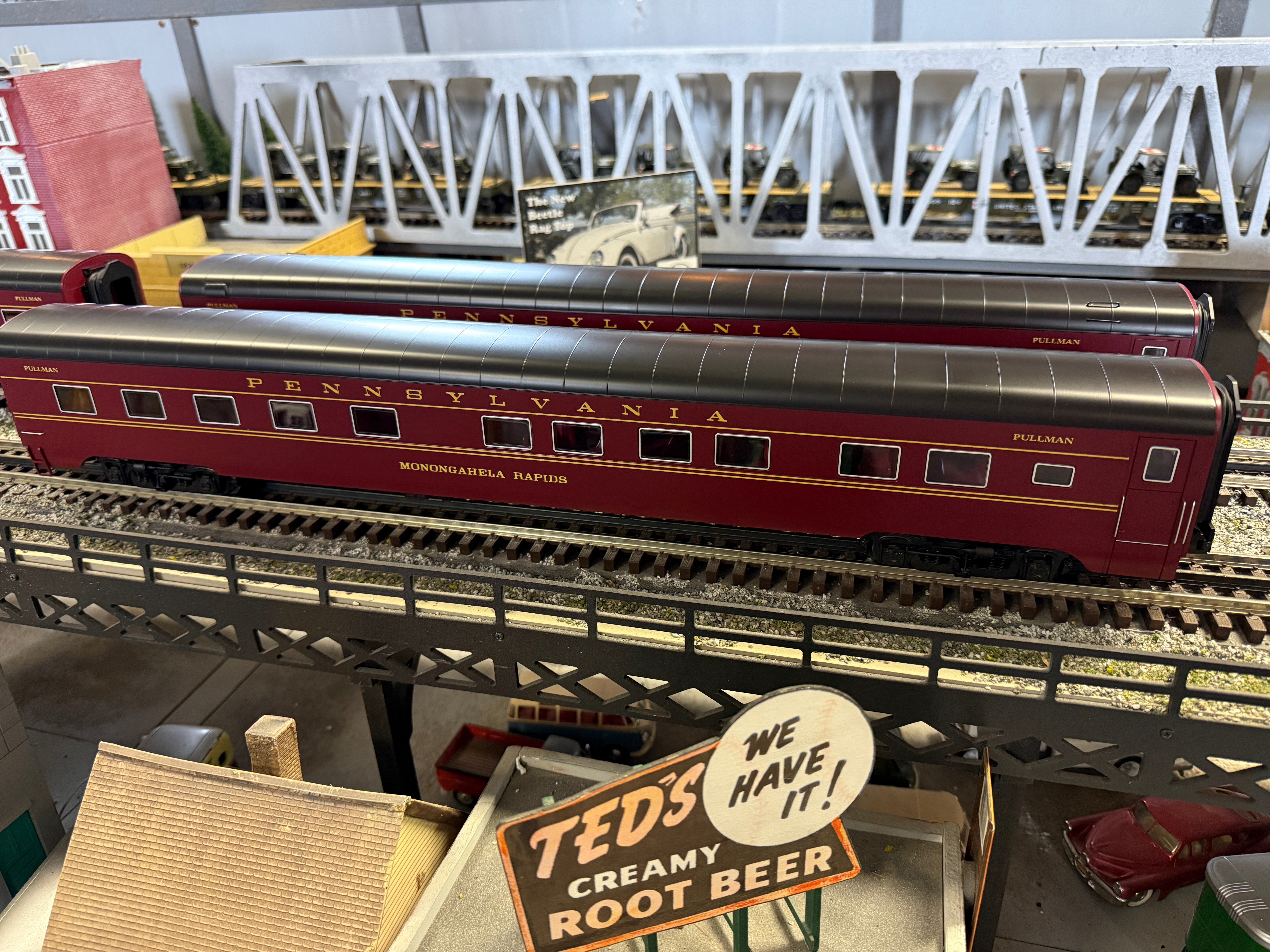 Lionel 2527050 - 21" Passenger Car Set "Pennsylvania" Spirit of St Louis (4-Car)