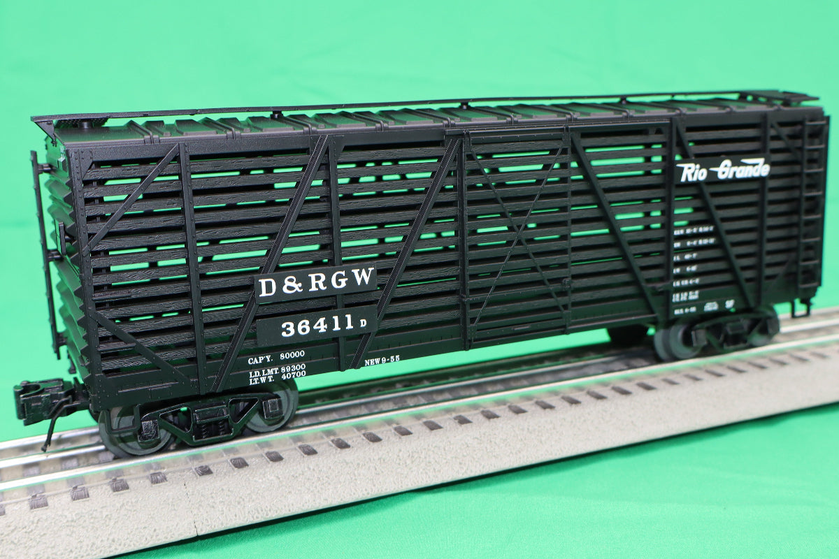 Atlas O 2002416 - Trainman - 40' Stock Car "Rio Grande"