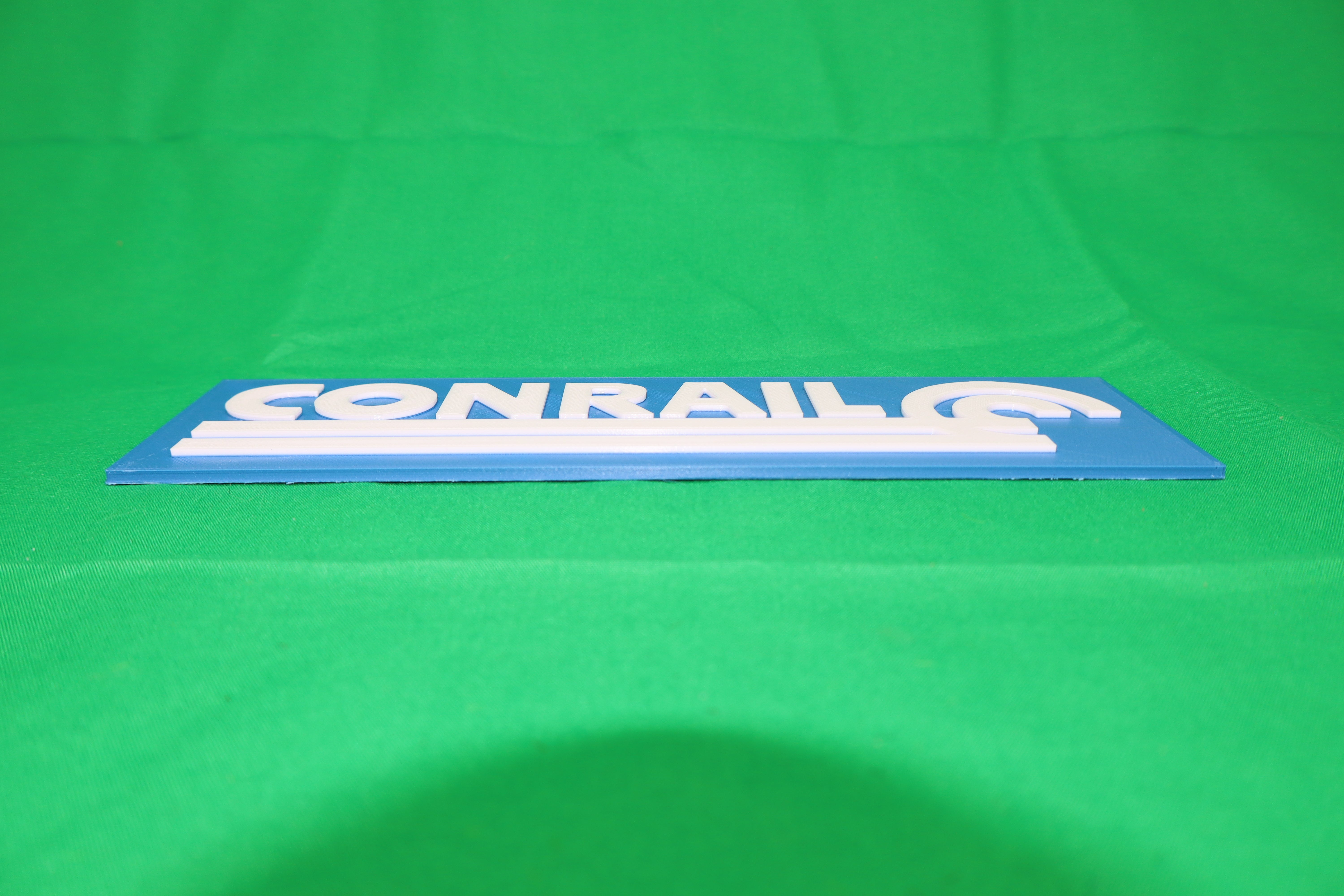 Trackside 3D #37 - 3D Printed Railroad Signs "Conrail"