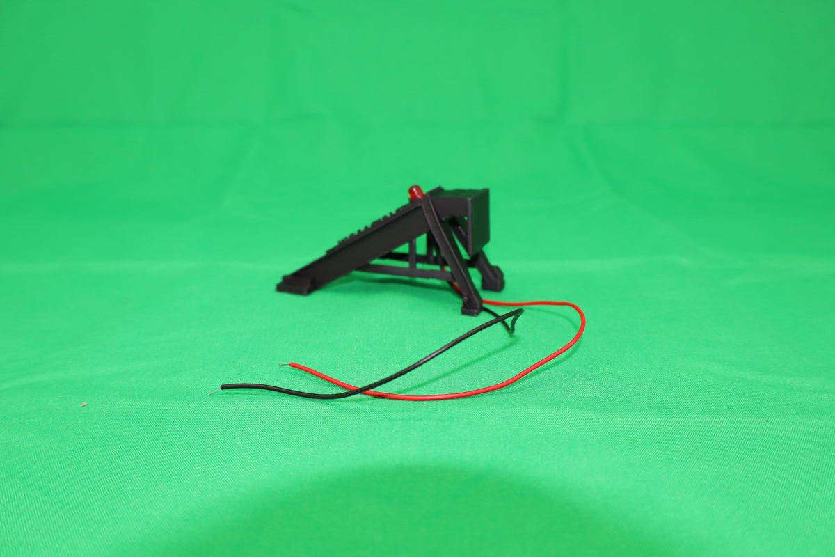 K & R Custom Models #9010 - Lit Bumper w/ LED Lower Back - MrMuffin'sTrains