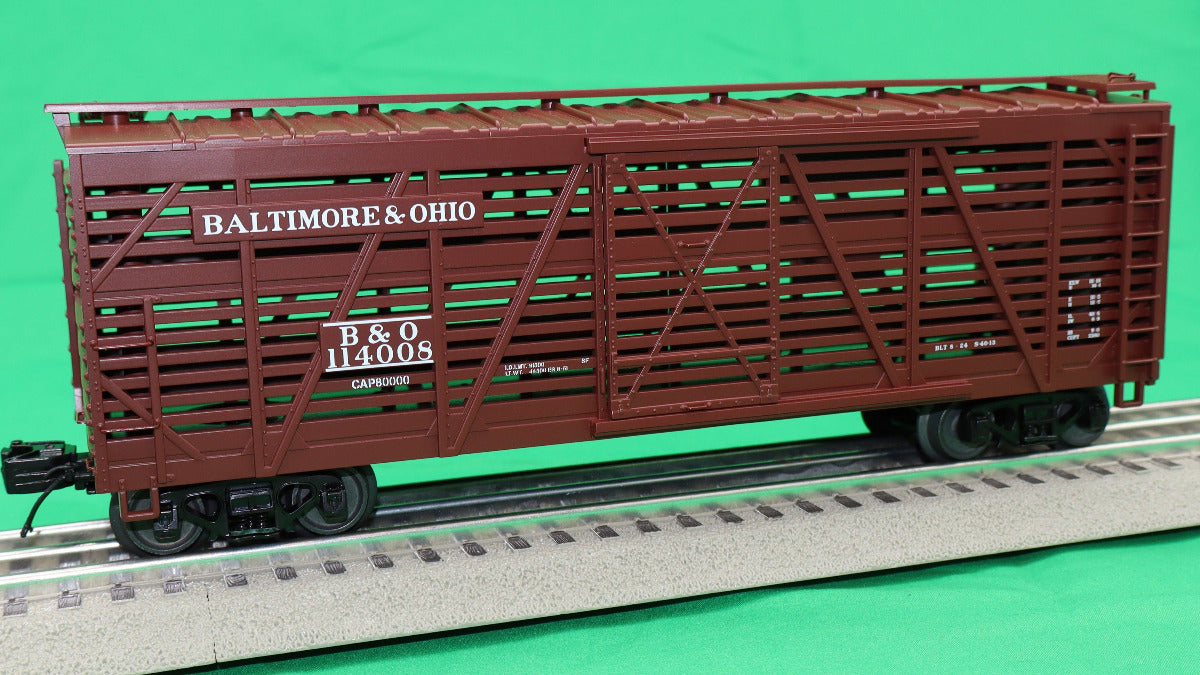 MTH 20-94728 - Steel Sided Stock Car "Baltimore & Ohio"