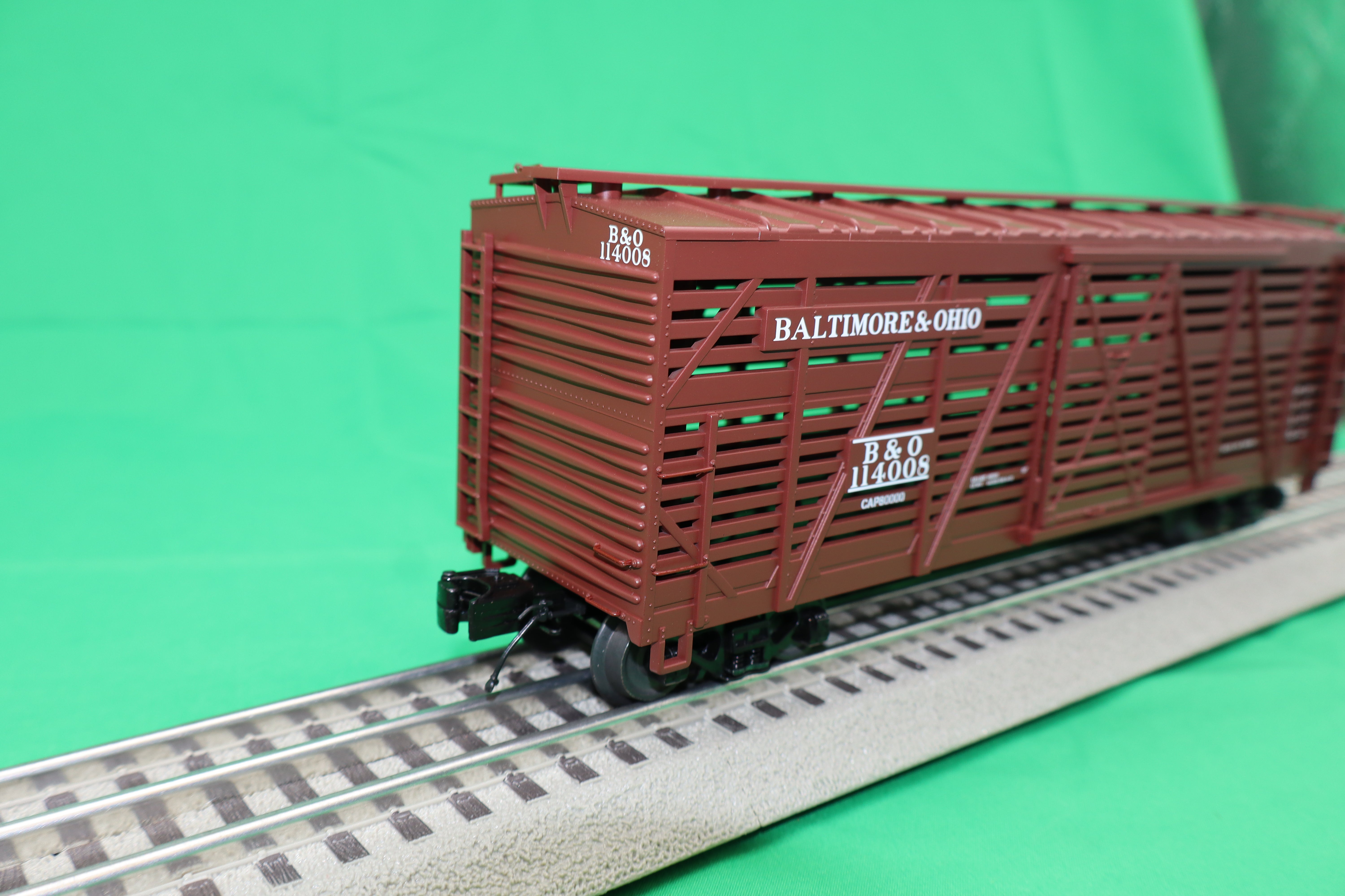 MTH 20-94728 - Steel Sided Stock Car "Baltimore & Ohio"