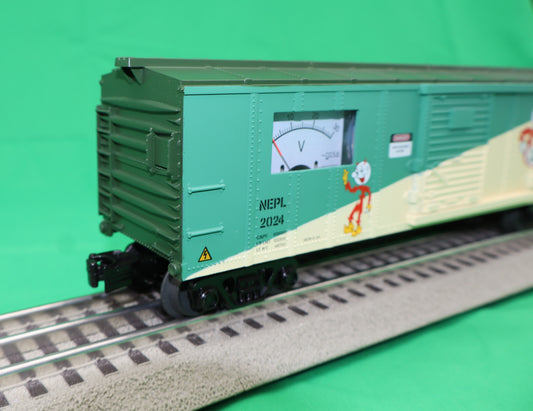 MTH 30-71188 - Box Car "North East Power & Light" #2024 w/ Power Meter - MrMuffin'sTrains