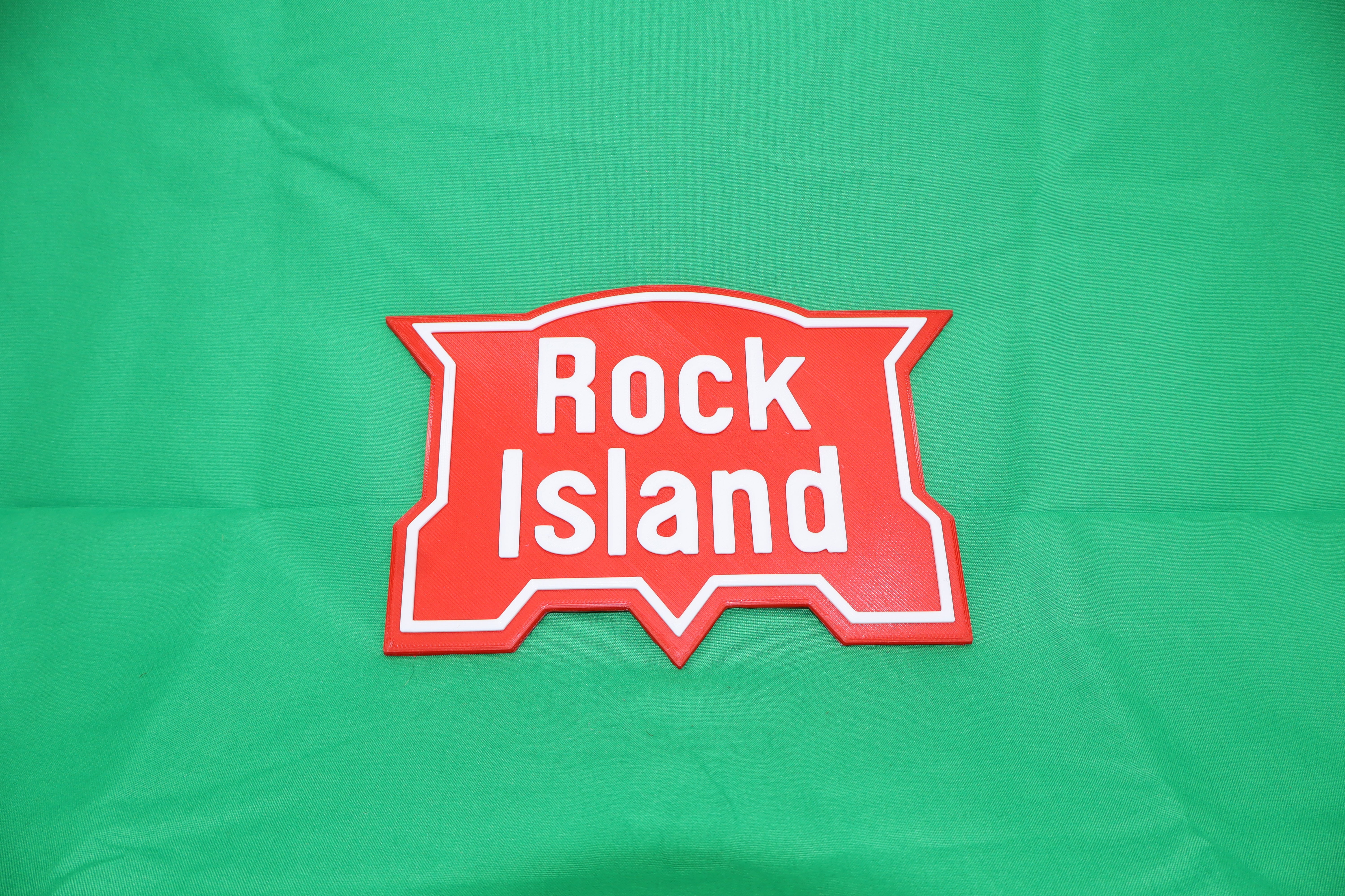 Trackside 3D #46 - 3D Printed Railroad Signs "Rock Island"