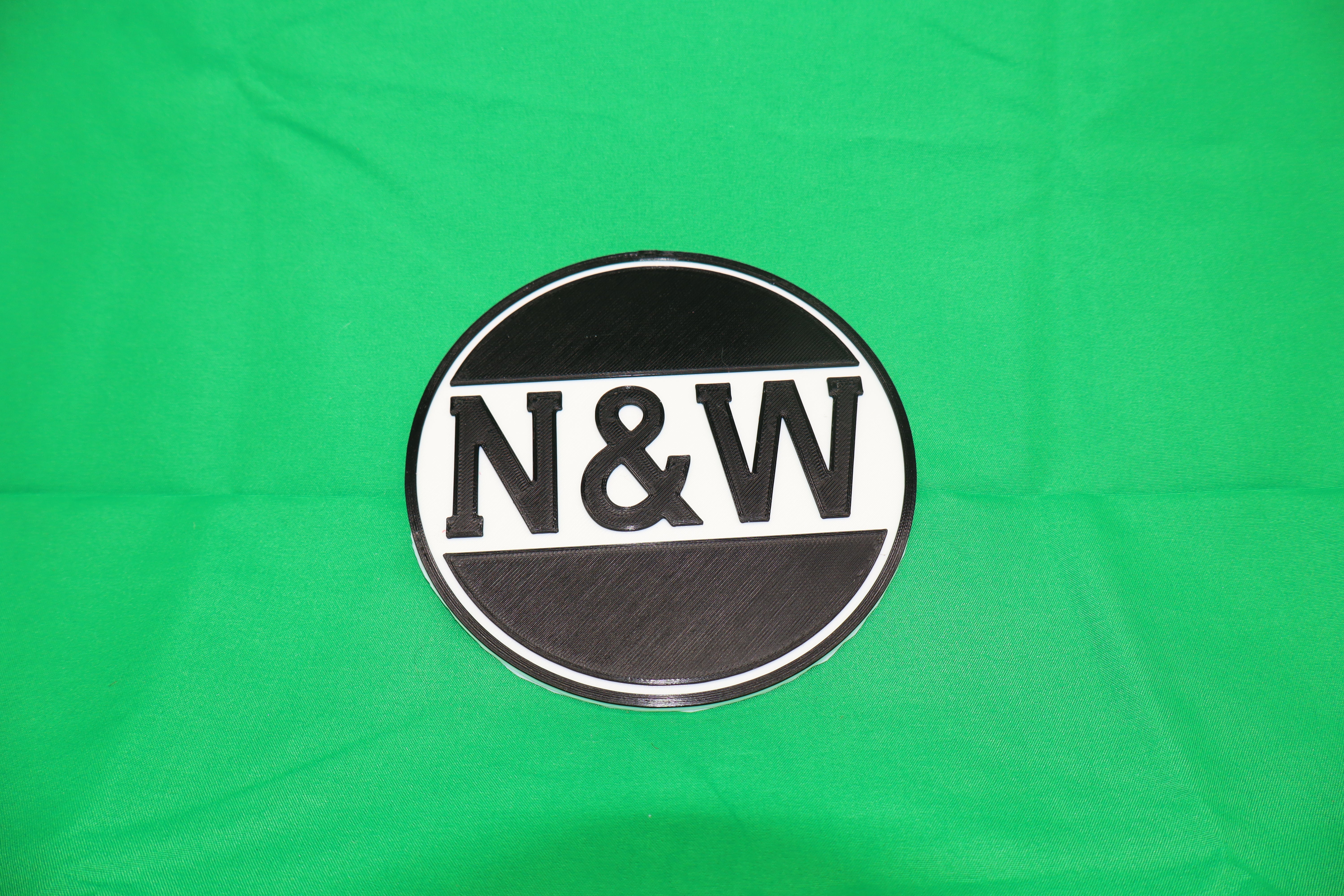 Trackside 3D #44 - 3D Printed Railroad Signs "Norfolk & Western"