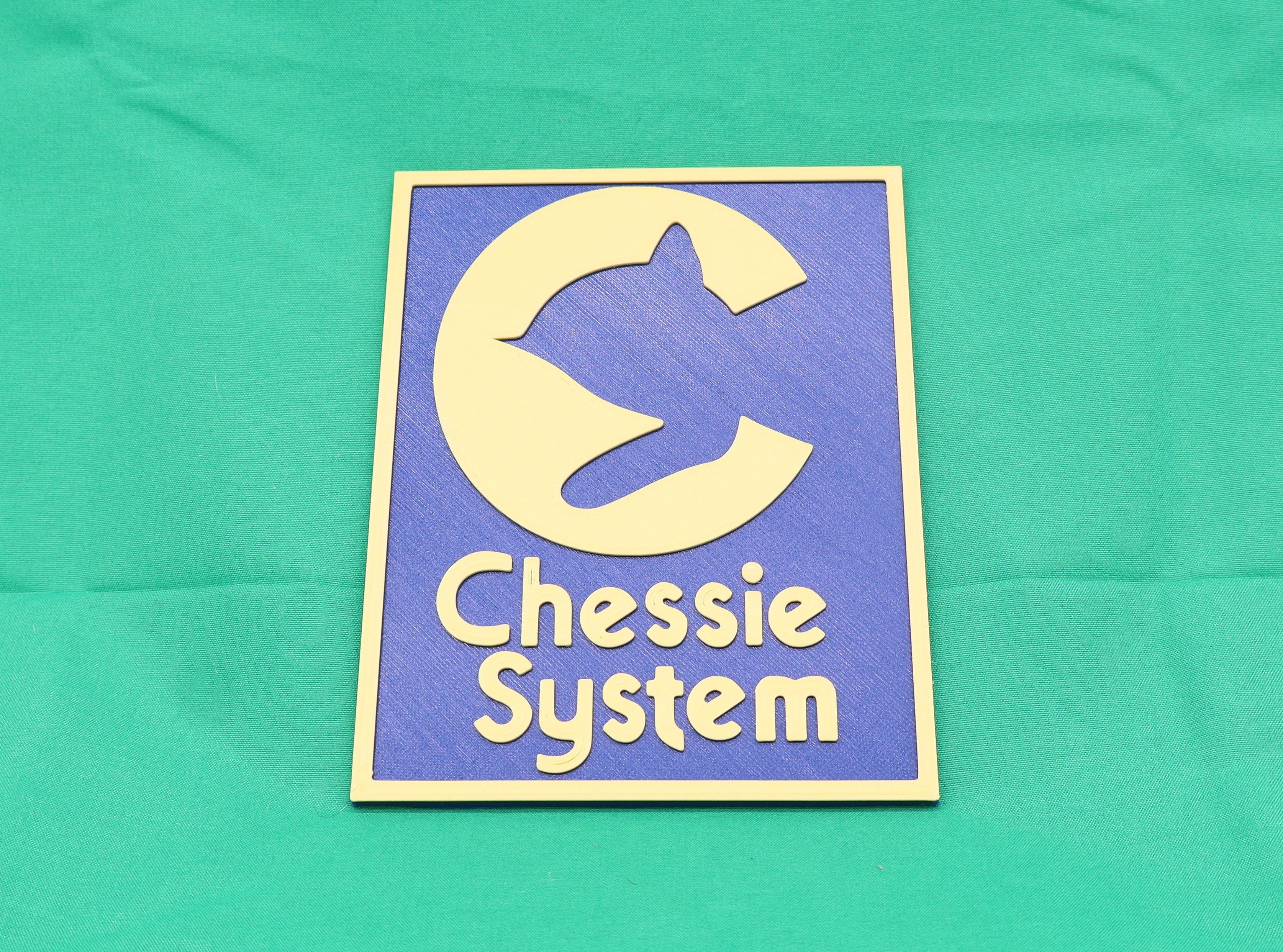 Trackside 3D #08 - 3D Printed Railroad Signs "Chessie System" (Cat Logo)