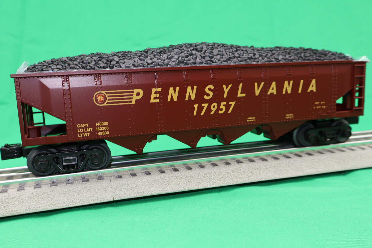 MTH 30-70136 - 4-Bay Hopper Car Set "Pennsylvania" (3-Car)