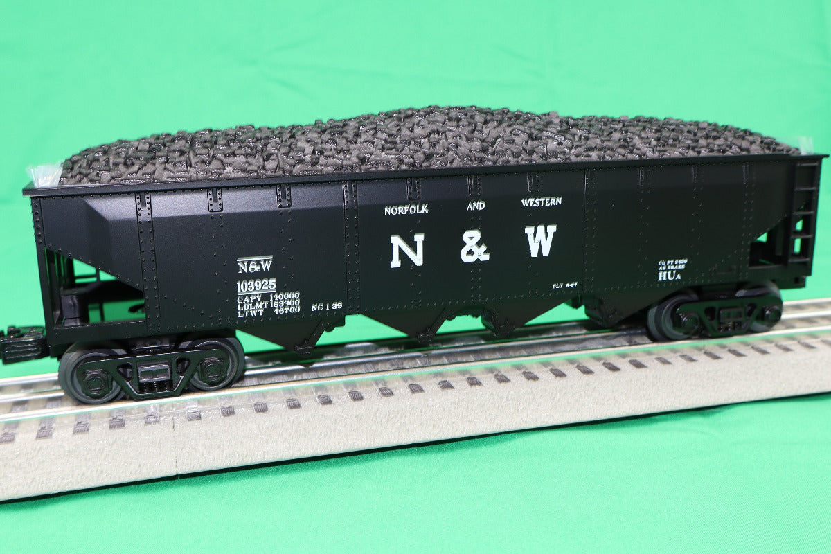 MTH 30-70139 - 4-Bay Hopper Car Set "Norfolk & Western" (3-Car)