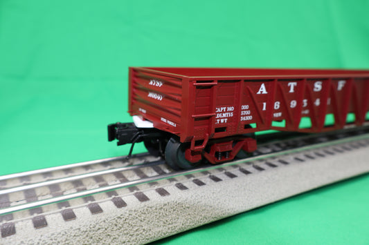 Atlas O 2002805 - Trainman - 52'6” War Emergency Gondola "Santa Fe" - MrMuffin'sTrains