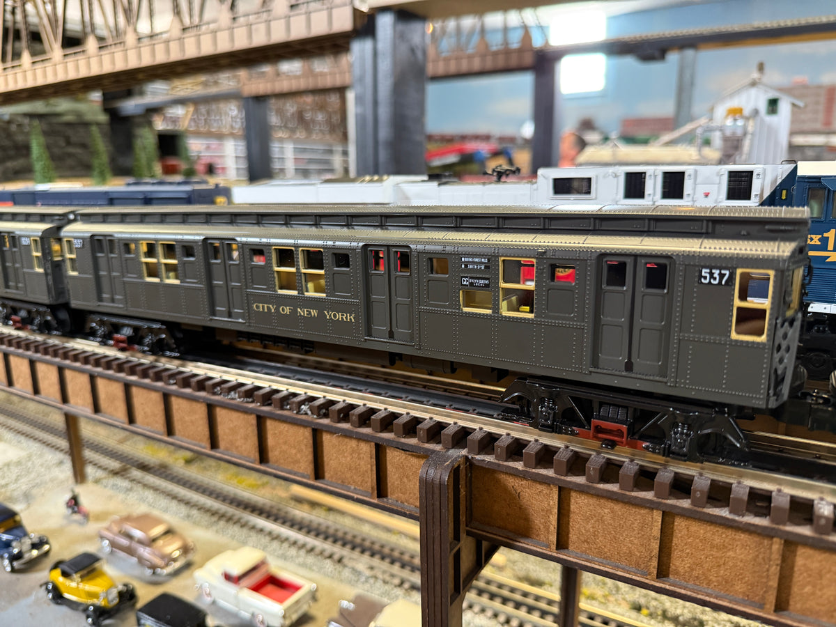 MTH 20-21940-1 - R1 Subway Set "Metropolitan Transportation Authority" w/ PS3 (4-Car) - MrMuffin'sTrains