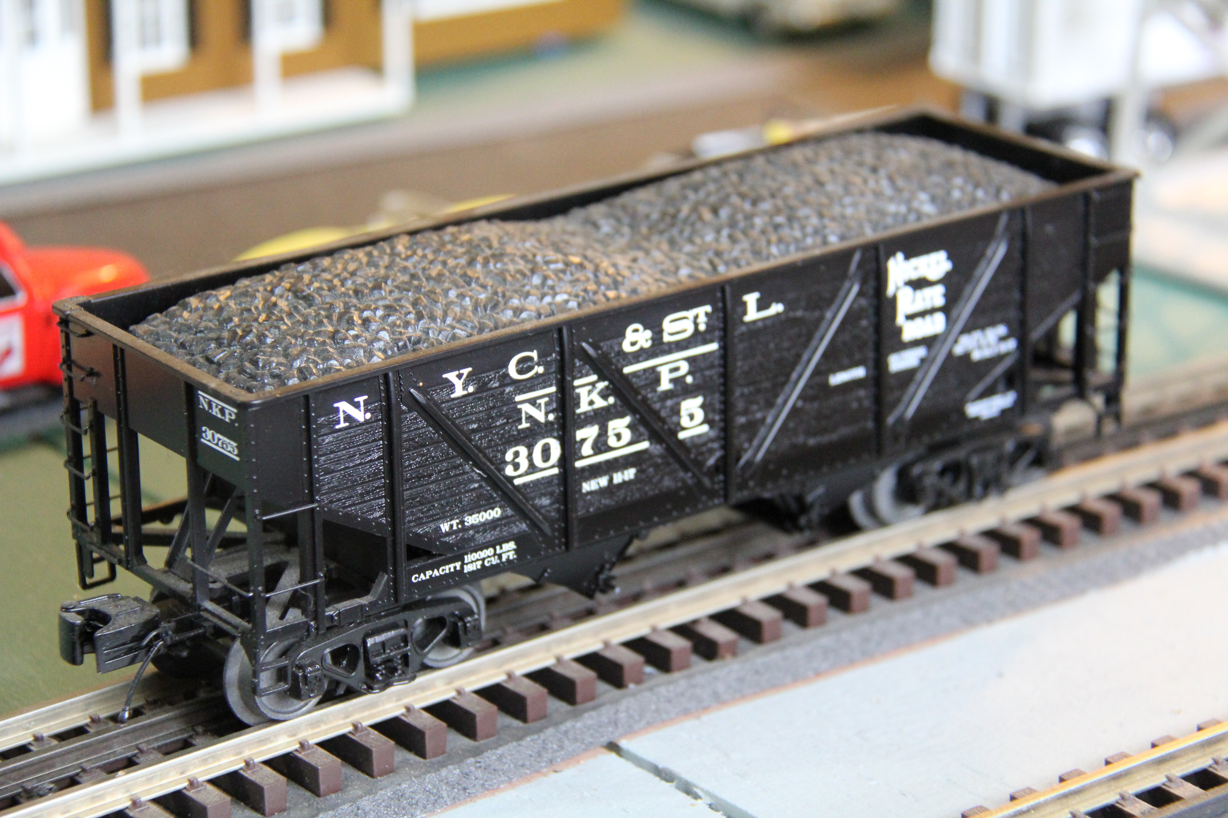 MTH 20-97342 Nickel Plate Road #30755 34' Composite Hopper Car w/ Coal Load-Second hand-M4271