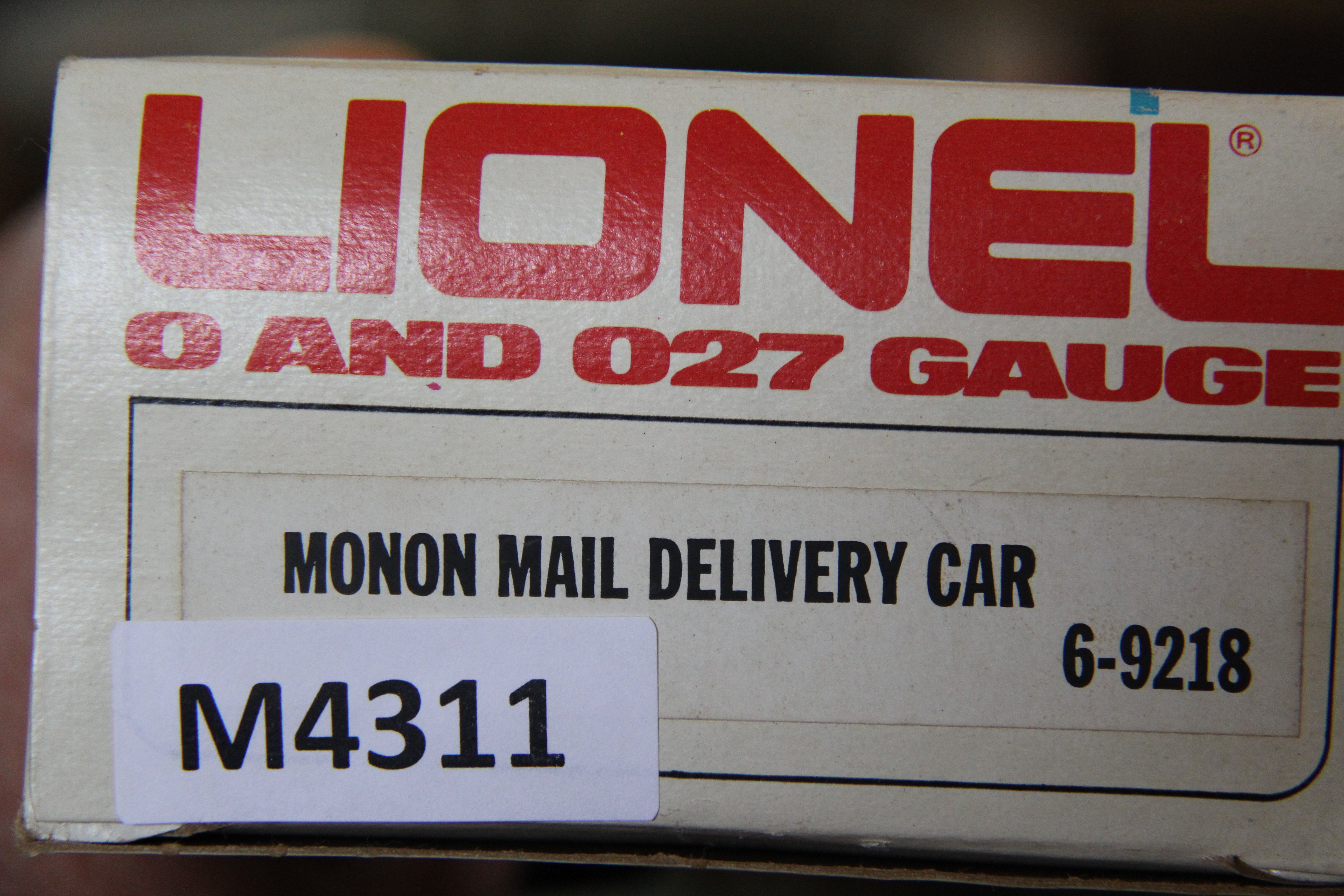 Lionel 6-9218 Monon Mail Delivery Car-Second hand-M4311