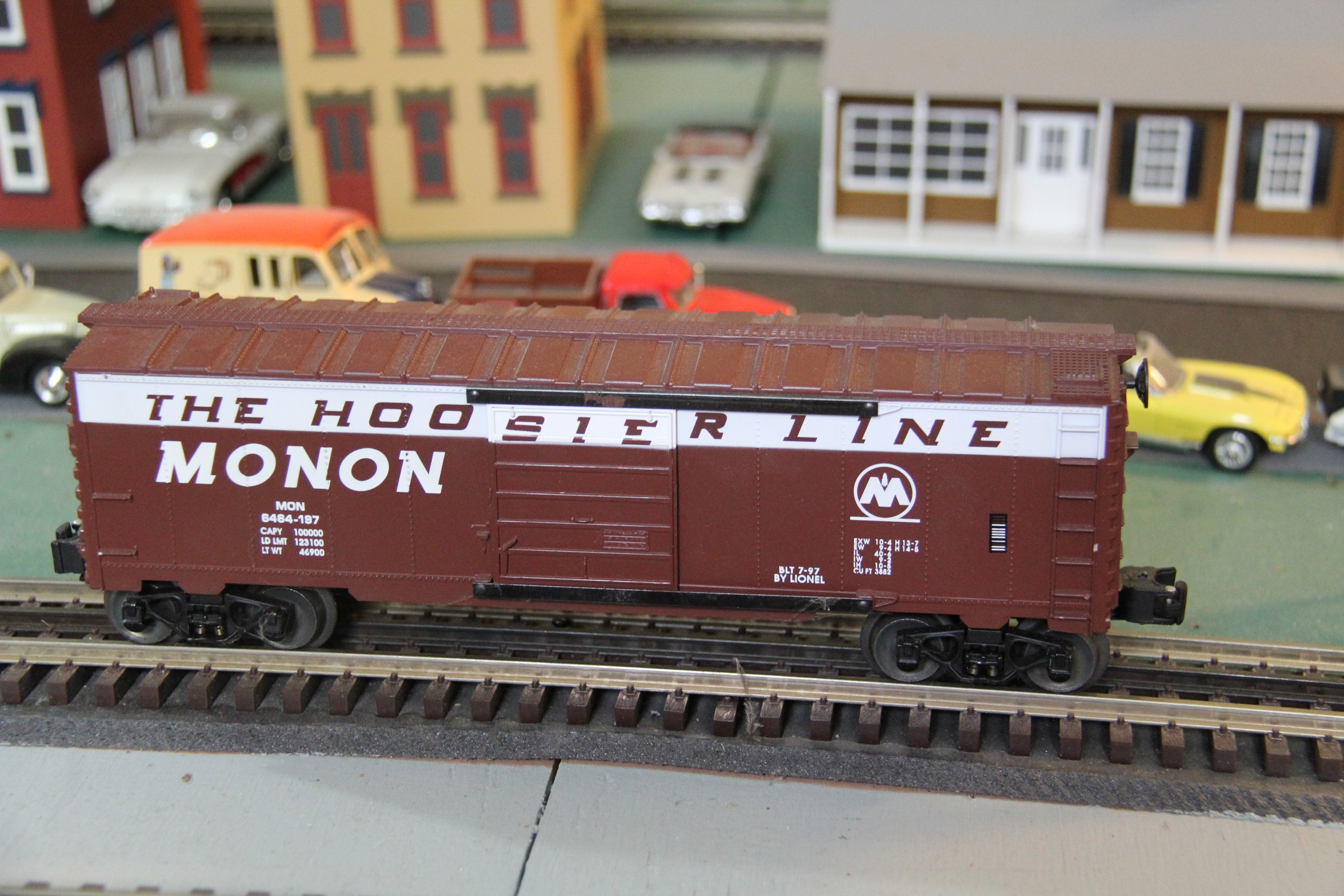 Lionel 6-19289 6464 Monon "Hoosier Line" Boxcar-Second hand-M4343
