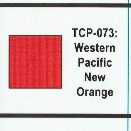 Tru-Color Paint - TCP-073 - Western Pacific - New Orange (Solvent-Based Paint)