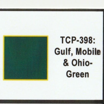 Tru-Color Paint TCP-398 - Gulf, Mobile & Ohio - Green (Solvent-Based Paint)