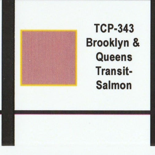 Tru-Color Paint TCP-343 - Brooklyn & Queens Transit - Salmon (Solvent-Based Paint)