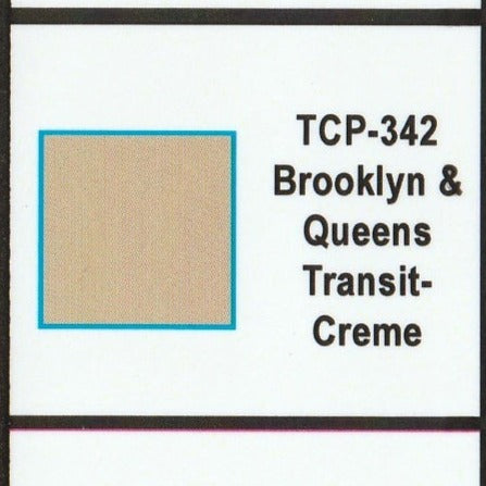 Tru-Color Paint TCP-342 - Brooklyn & Queens Transit - Creme (Solvent-Based Paint)
