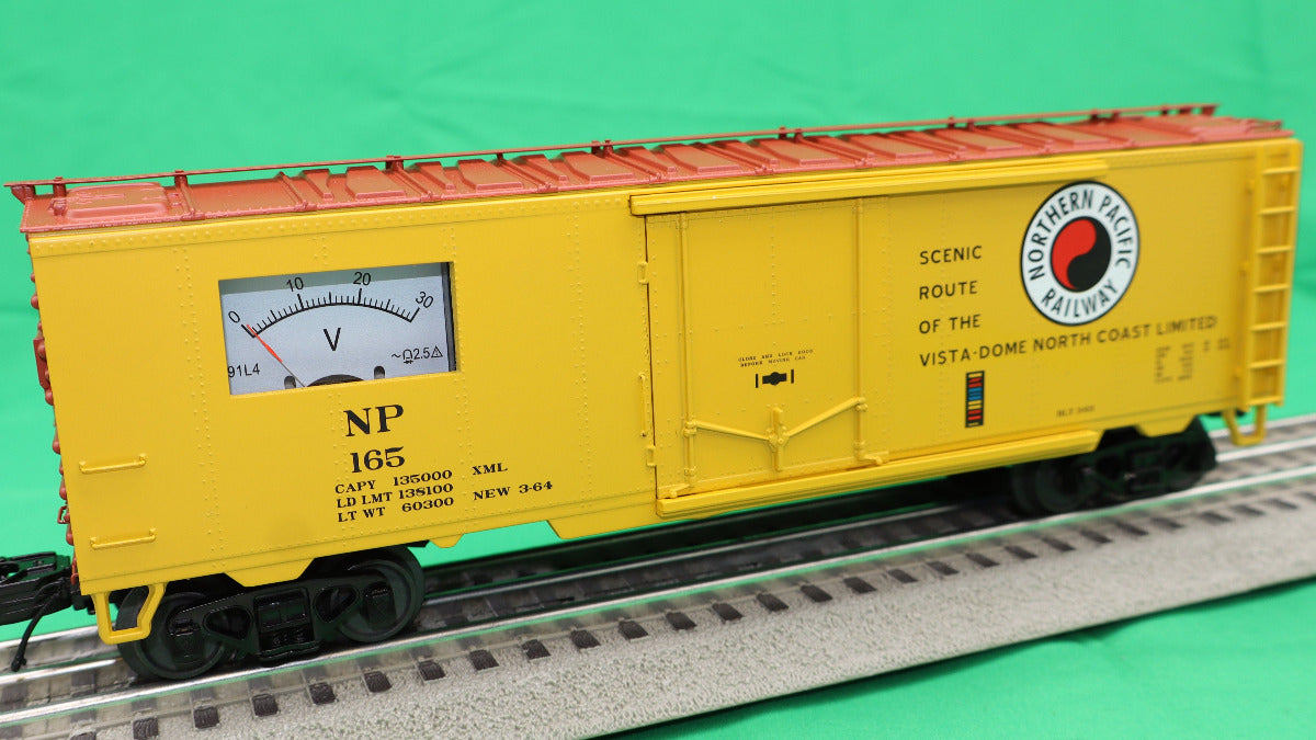 MTH 20-94748 - 40’ Steel Sided Reefer Power Meter Car "Northern Pacific"