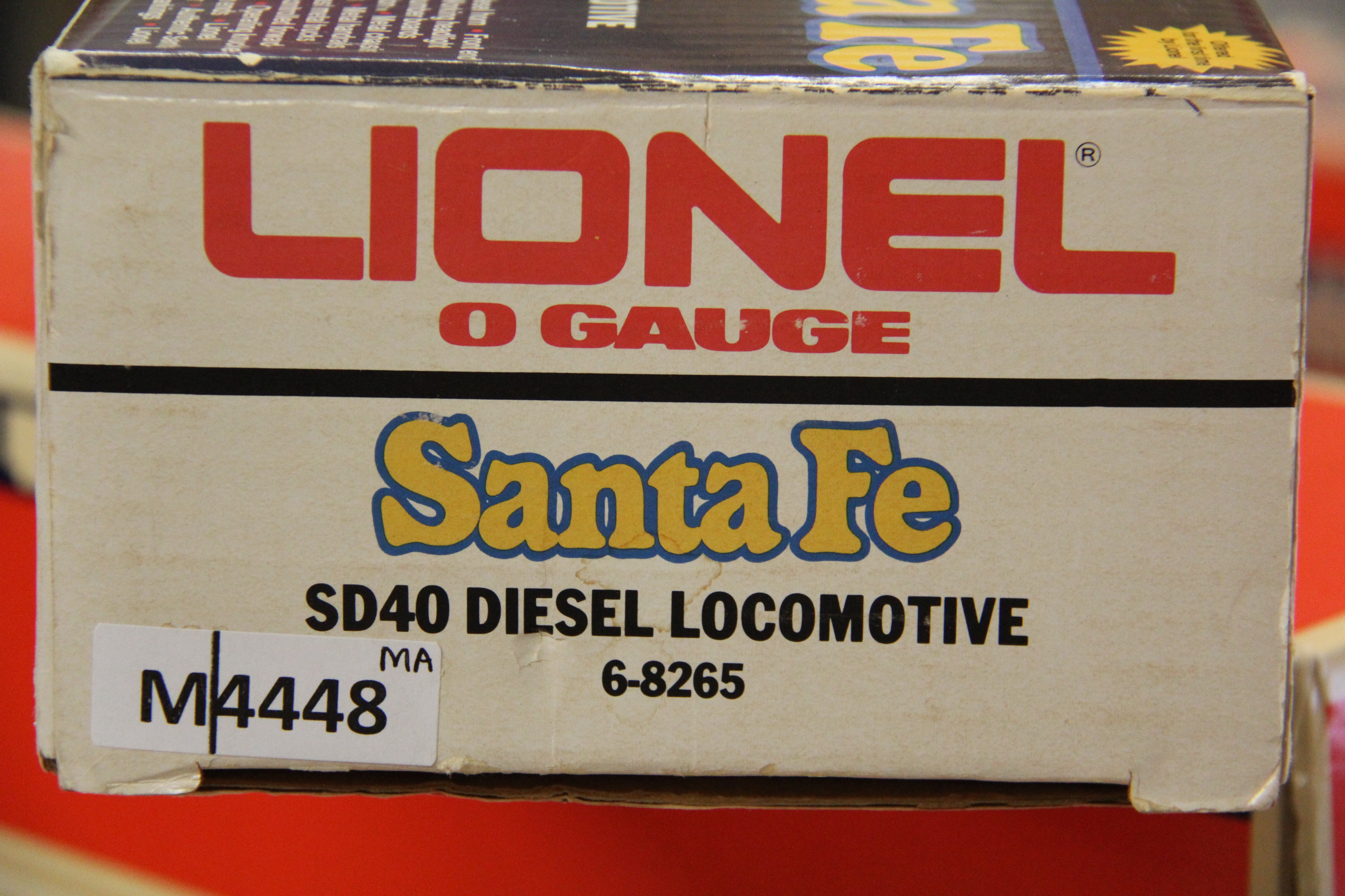 Lionel 6-8265 Santa Fe SD40 Diesel Locomotive-Second hand-M4448