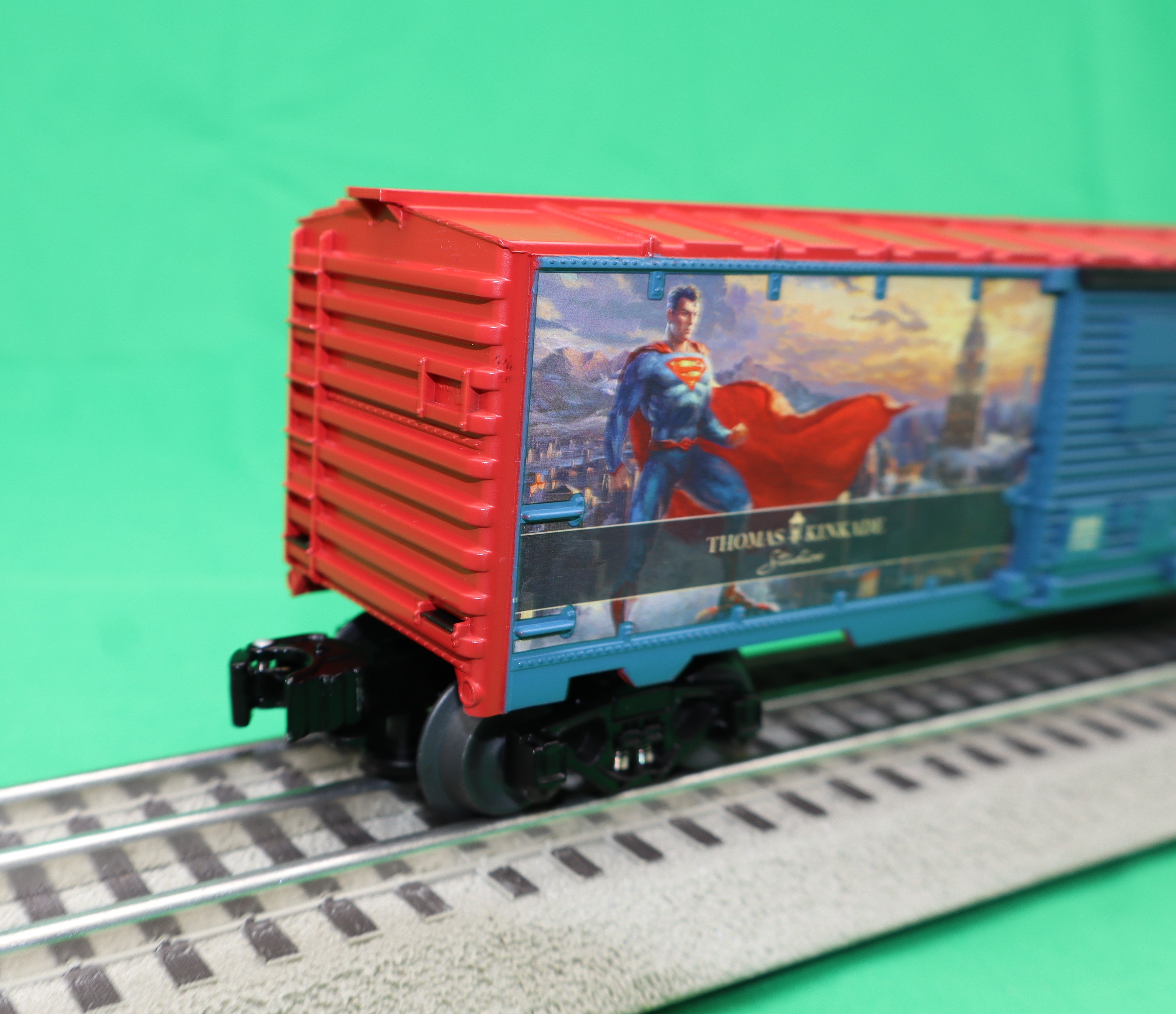 Lionel 2528180 - Thomas Kinkade Studios - DC Comics Boxcar "The Trinity I"
