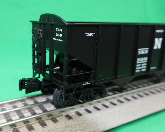 Lionel 2542239 - 3-Bay Hopper w/Peaked Ends "Norfolk & Western" #21348 - MrMuffin'sTrains
