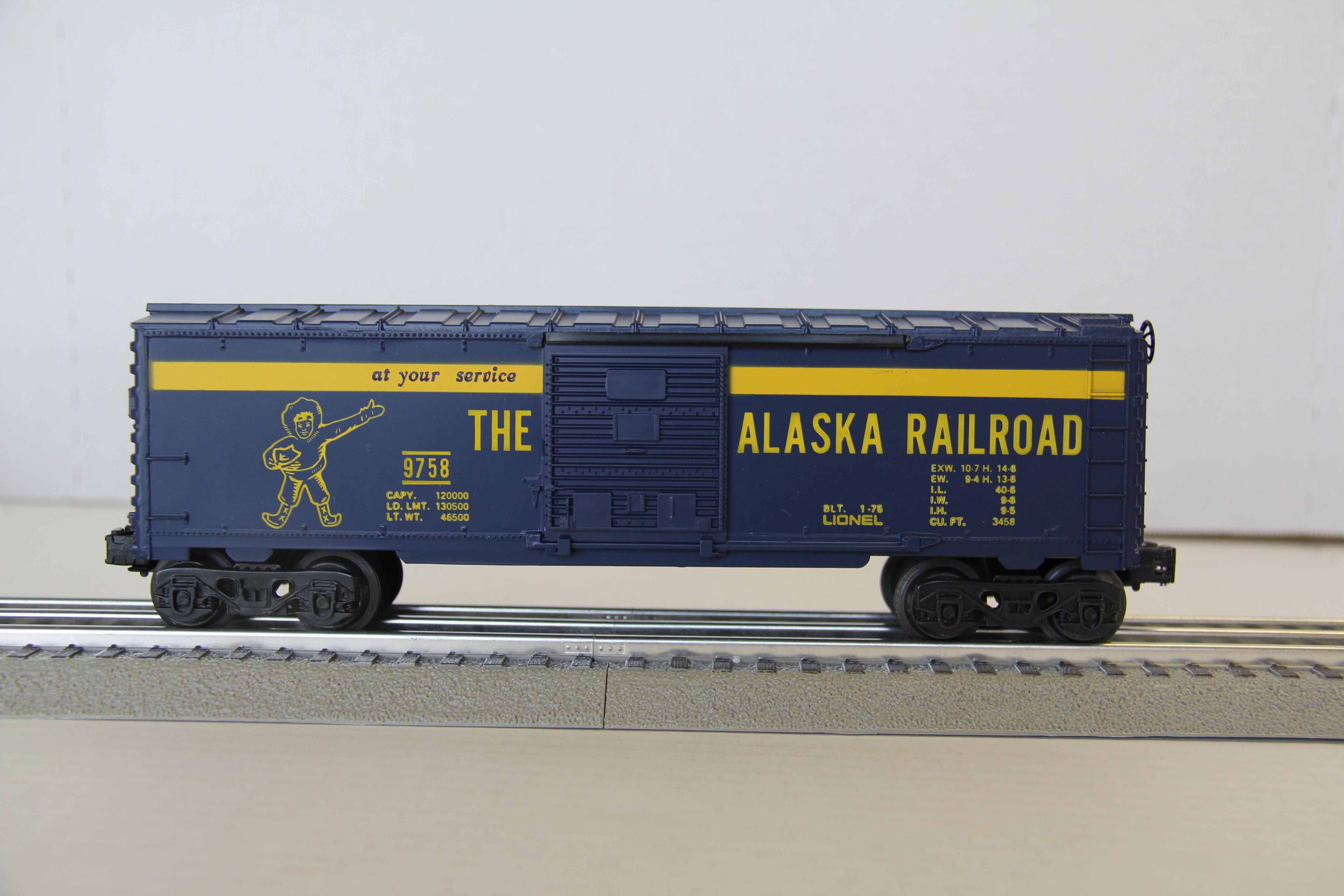 Lionel 6-9758 Alaska RR Box Car-Second hand-M4459