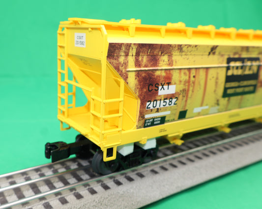 Lionel 2542162 - 4-Bay Centerflow Hopper Car "CSX" #201582 (ACF) Weathered
