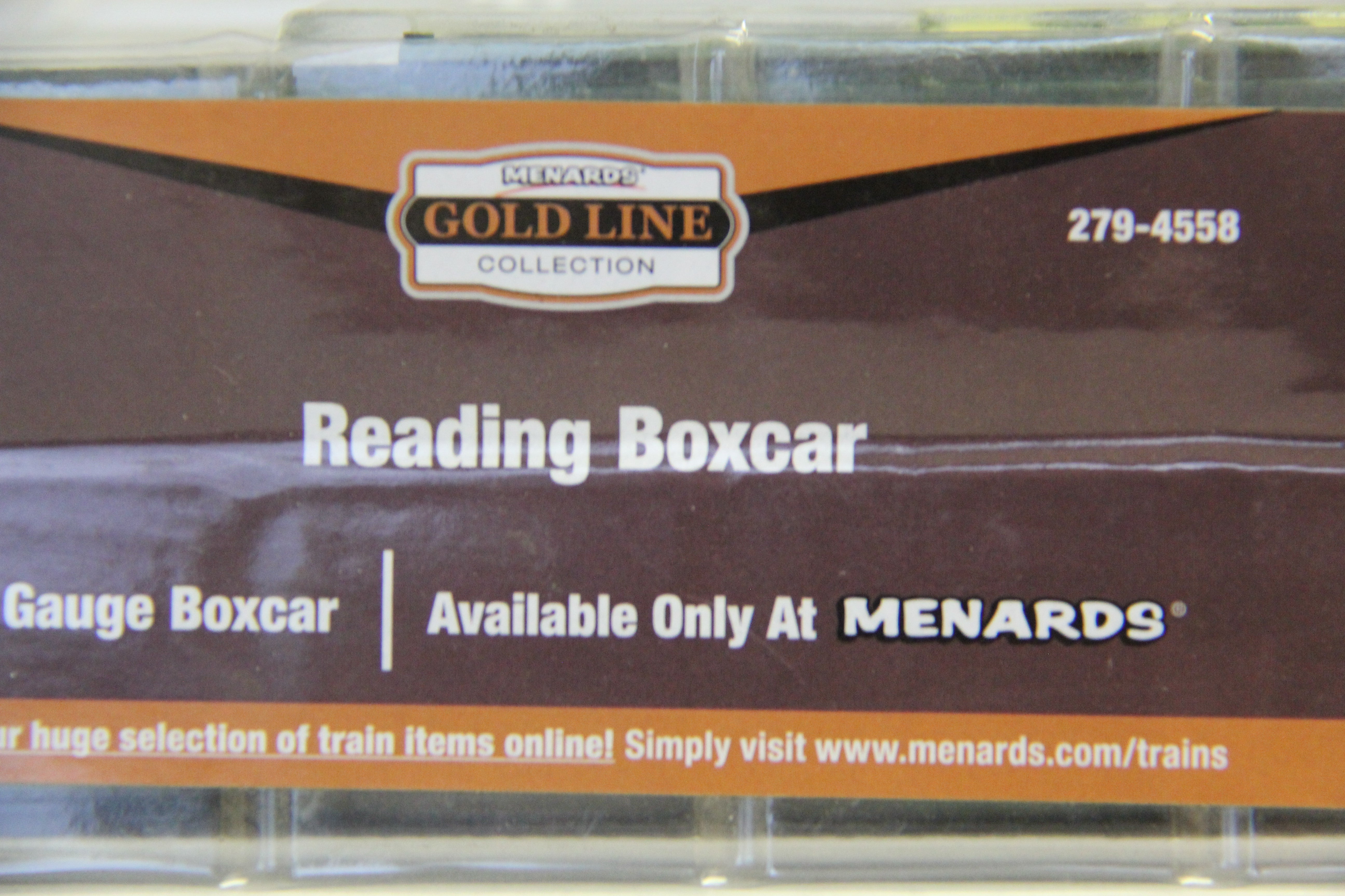 Menards 279-4558 Reading Boxcar-Second hand-M4512