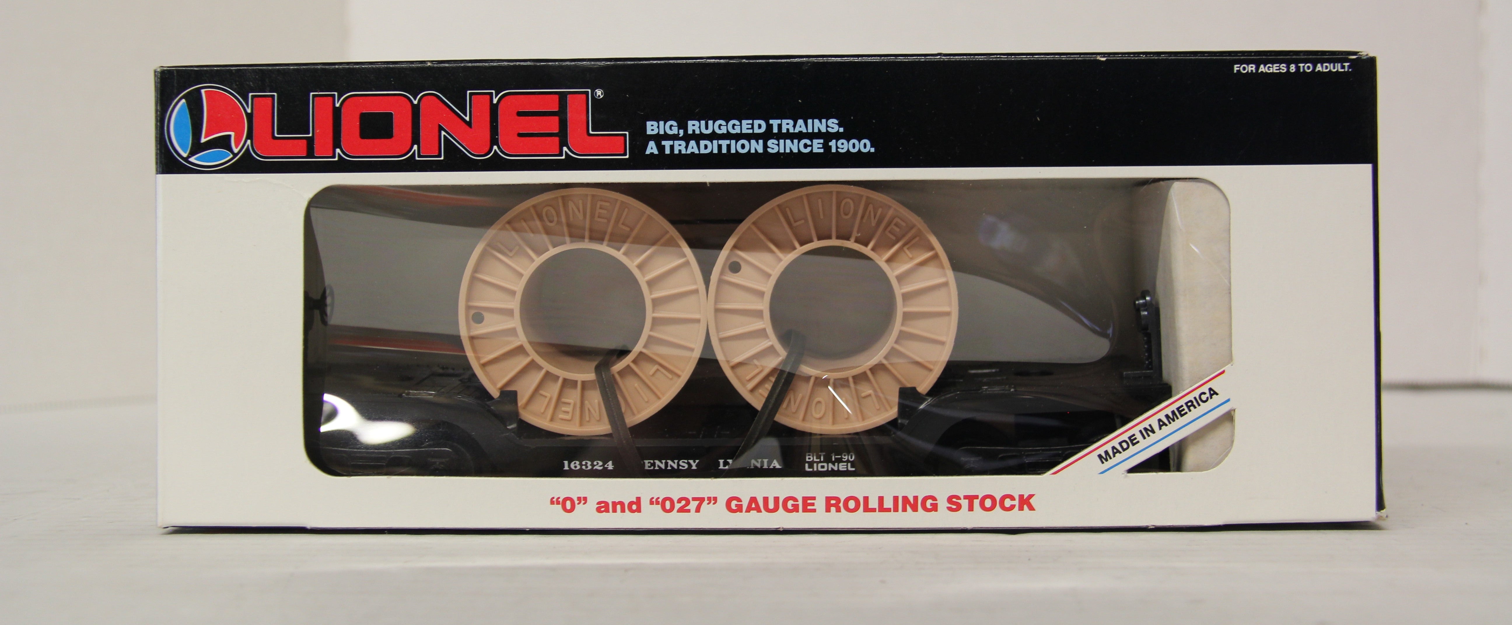 Lionel 6-16324 Pennsylvania Depressed Flatcar w/ Cable Reels-Second hand-M6433