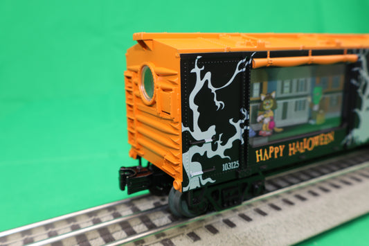 MTH 30-79730 - RailKing - Operating Action Box Car "Halloween" #103125