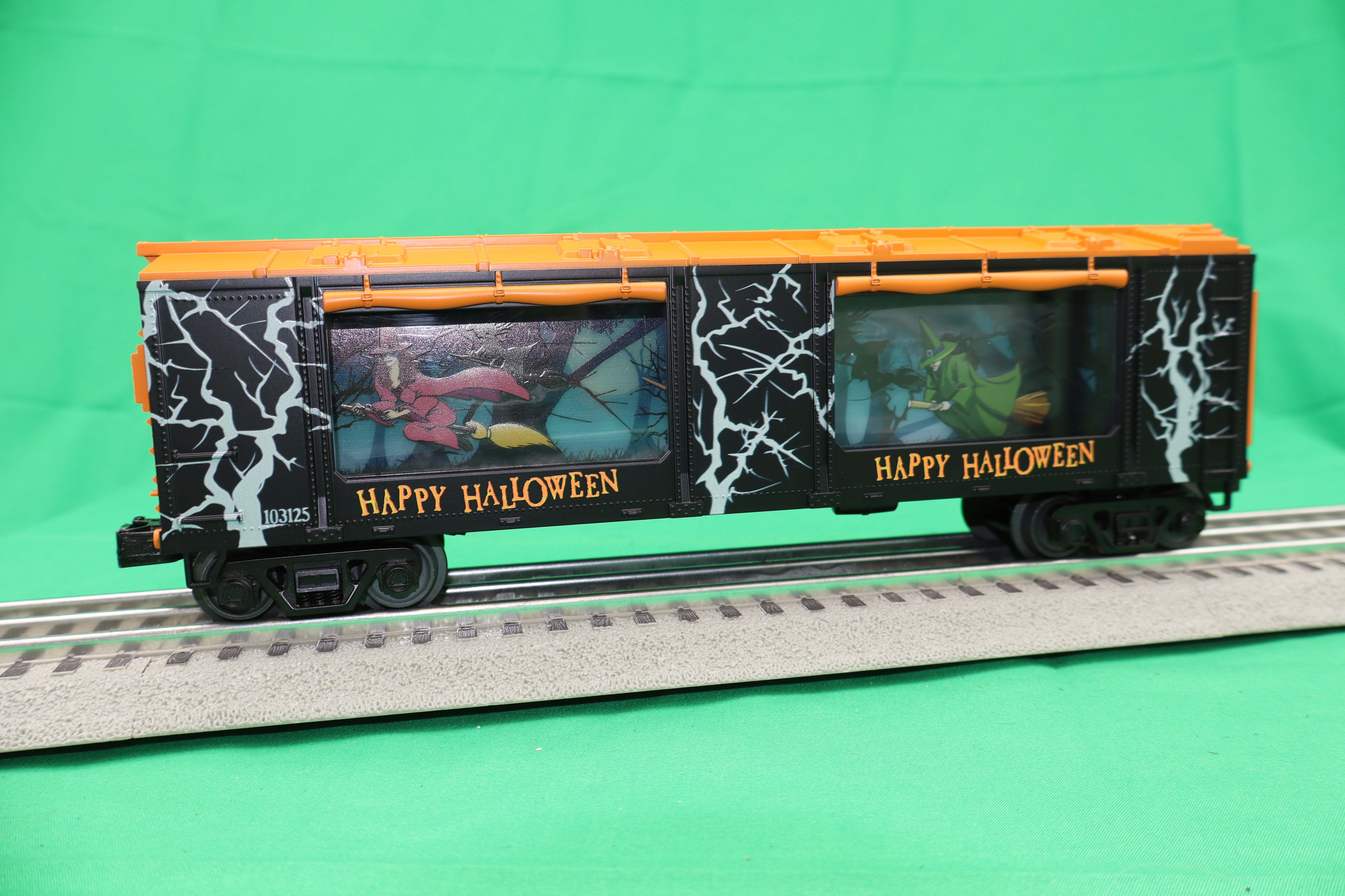MTH 30-79729 - Operating Action Car "Halloween" #103125