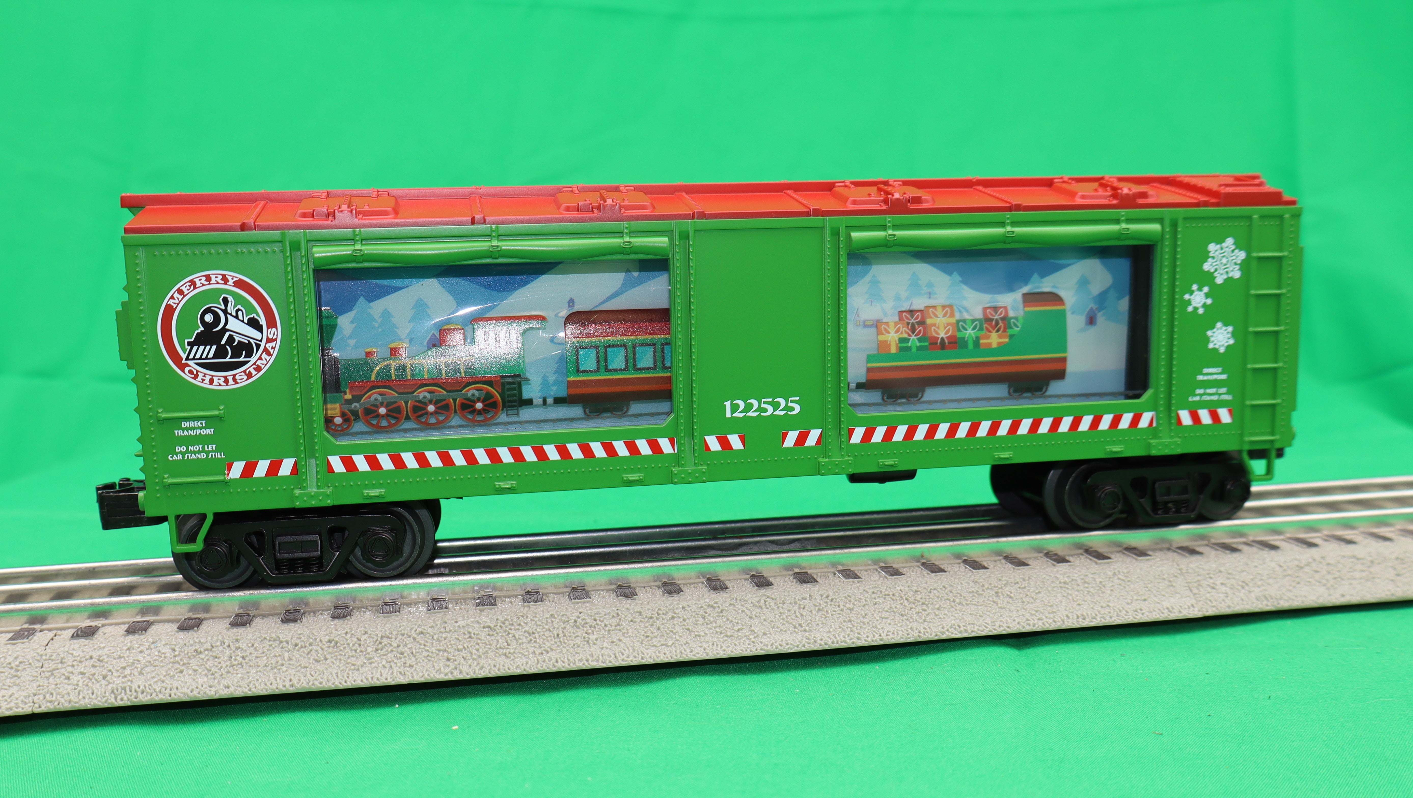 MTH 30-79734 - Operating Action BoxCar "Christmas" #122525