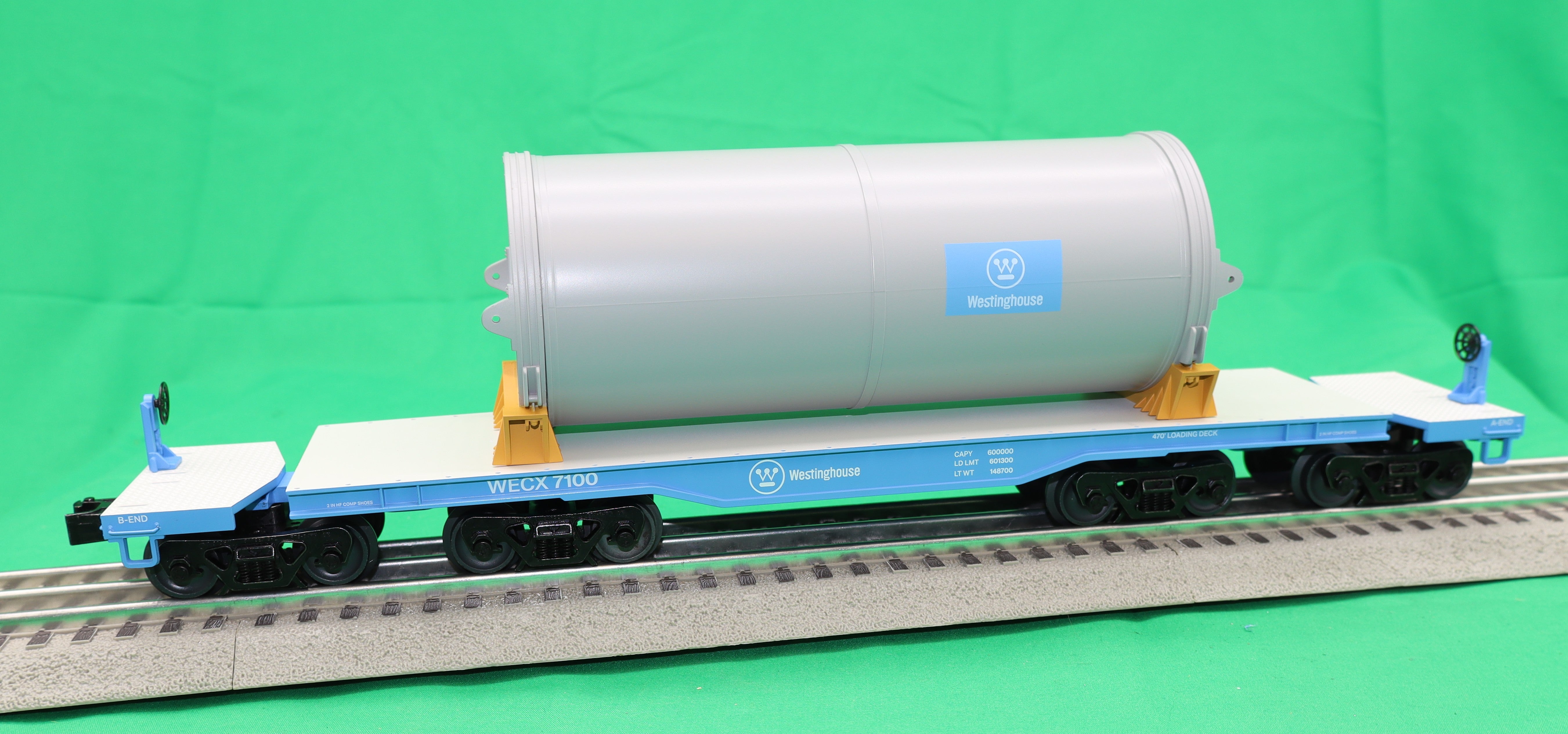 Lionel 2526220 - Heavy Duty Flatcar "Westinghouse" #7100