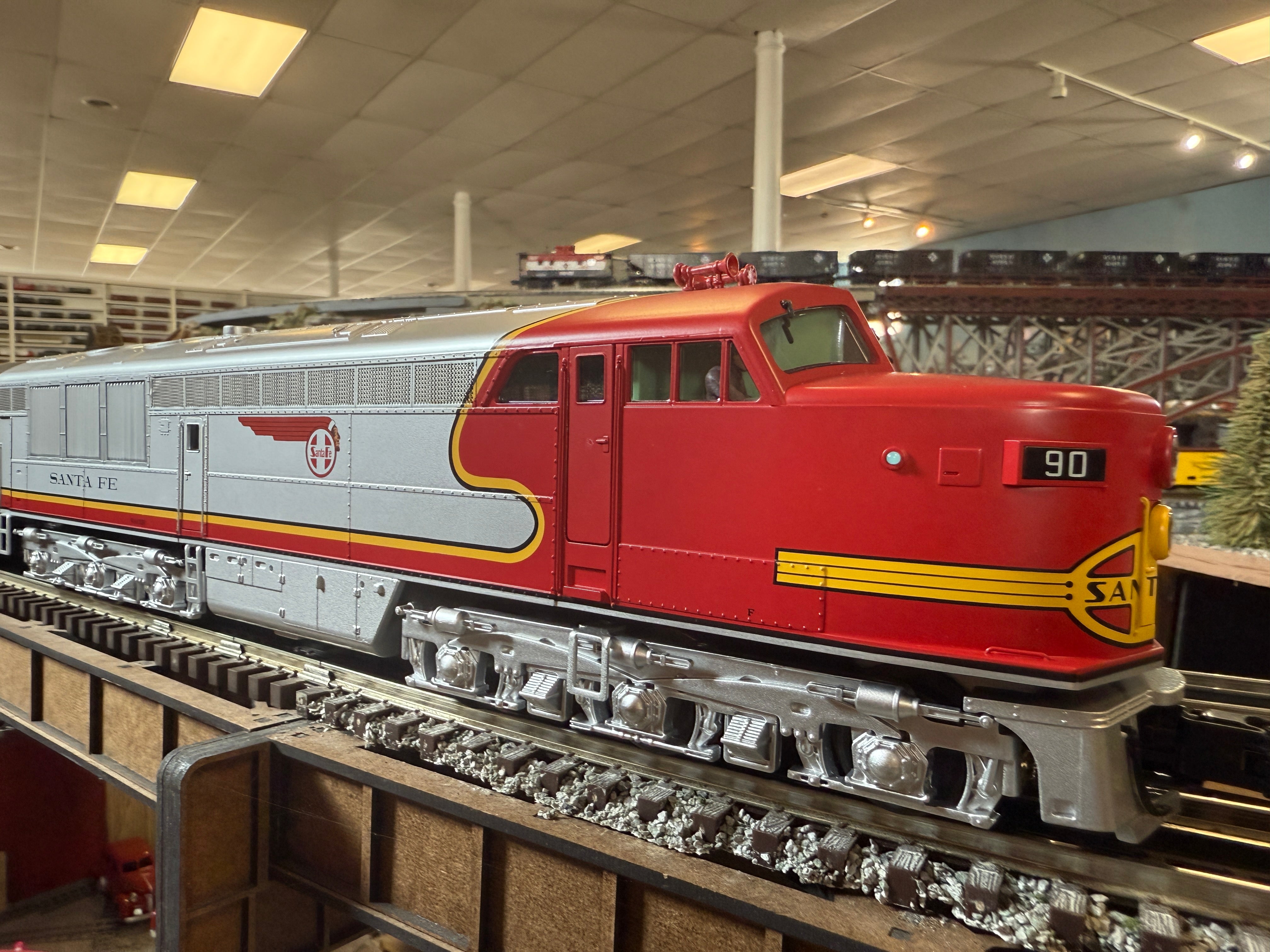 MTH 20-21854-1 - FM Erie Built AB Diesel Set "Santa Fe" #90/90B w/ PS3