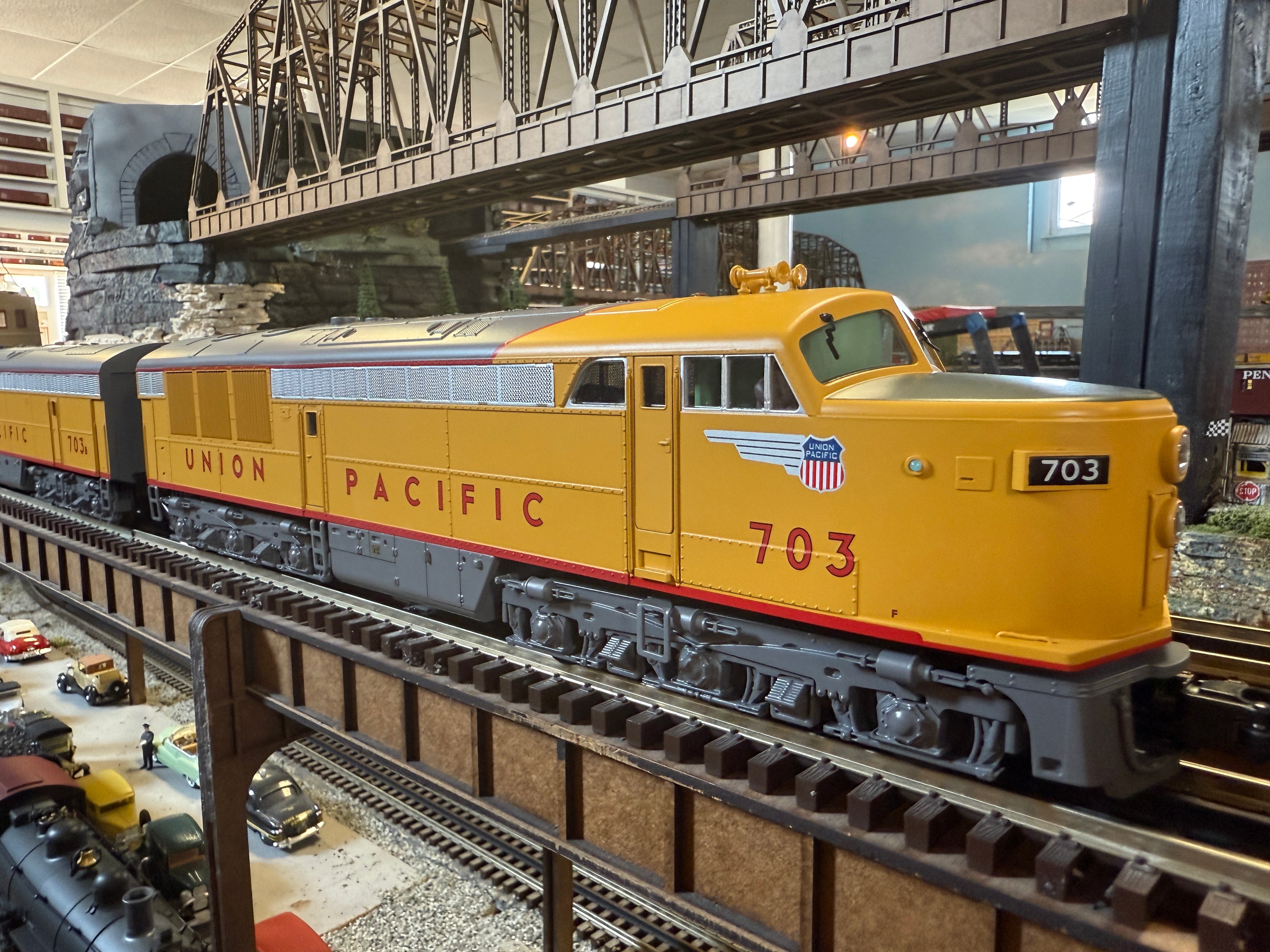 MTH 20-21852-1 - FM Erie Built AB Diesel Set "Union Pacific" #703/702B w/ PS3