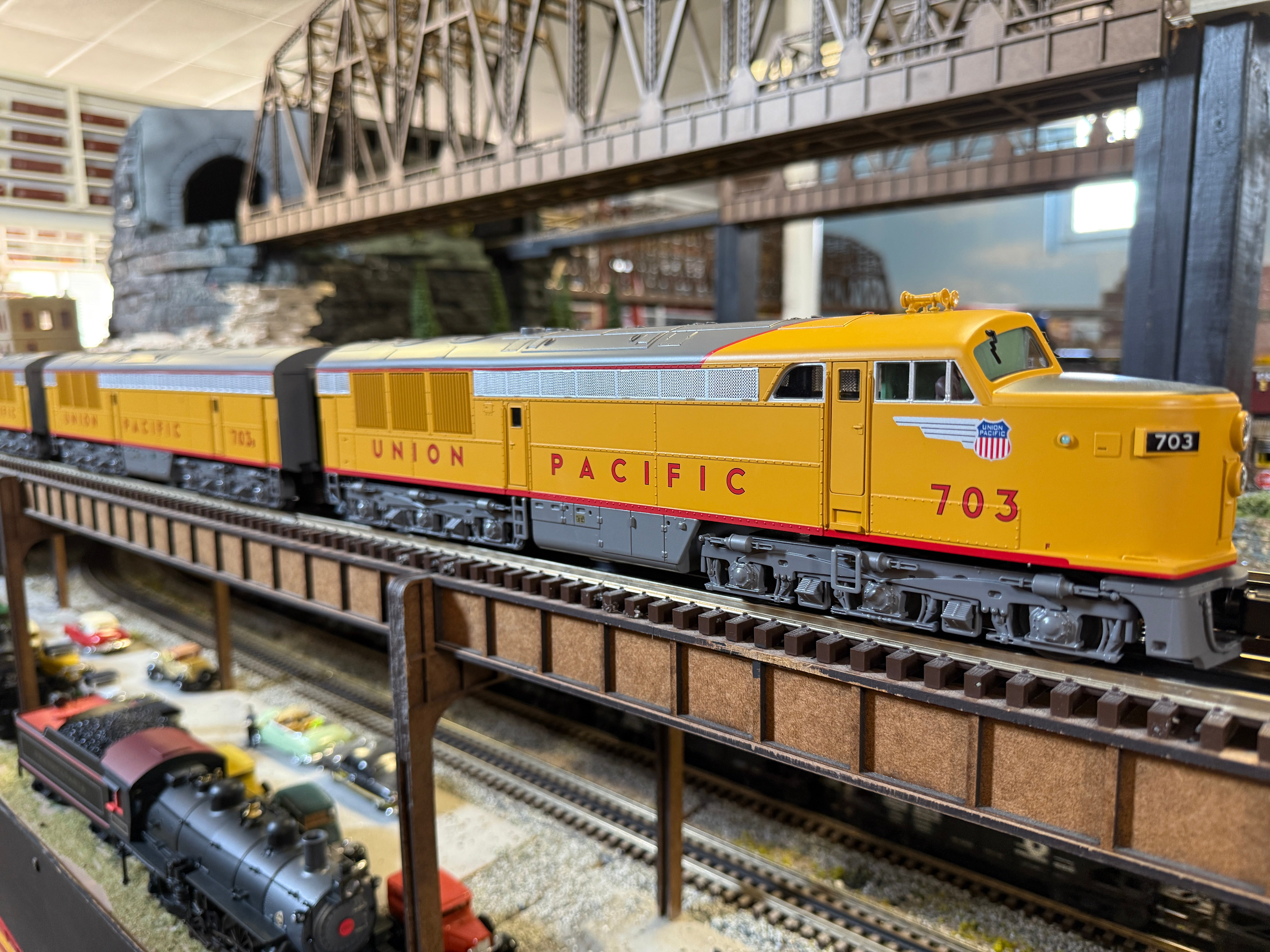MTH 20-21852-1 - FM Erie Built AB Diesel Set "Union Pacific" #703/702B w/ PS3