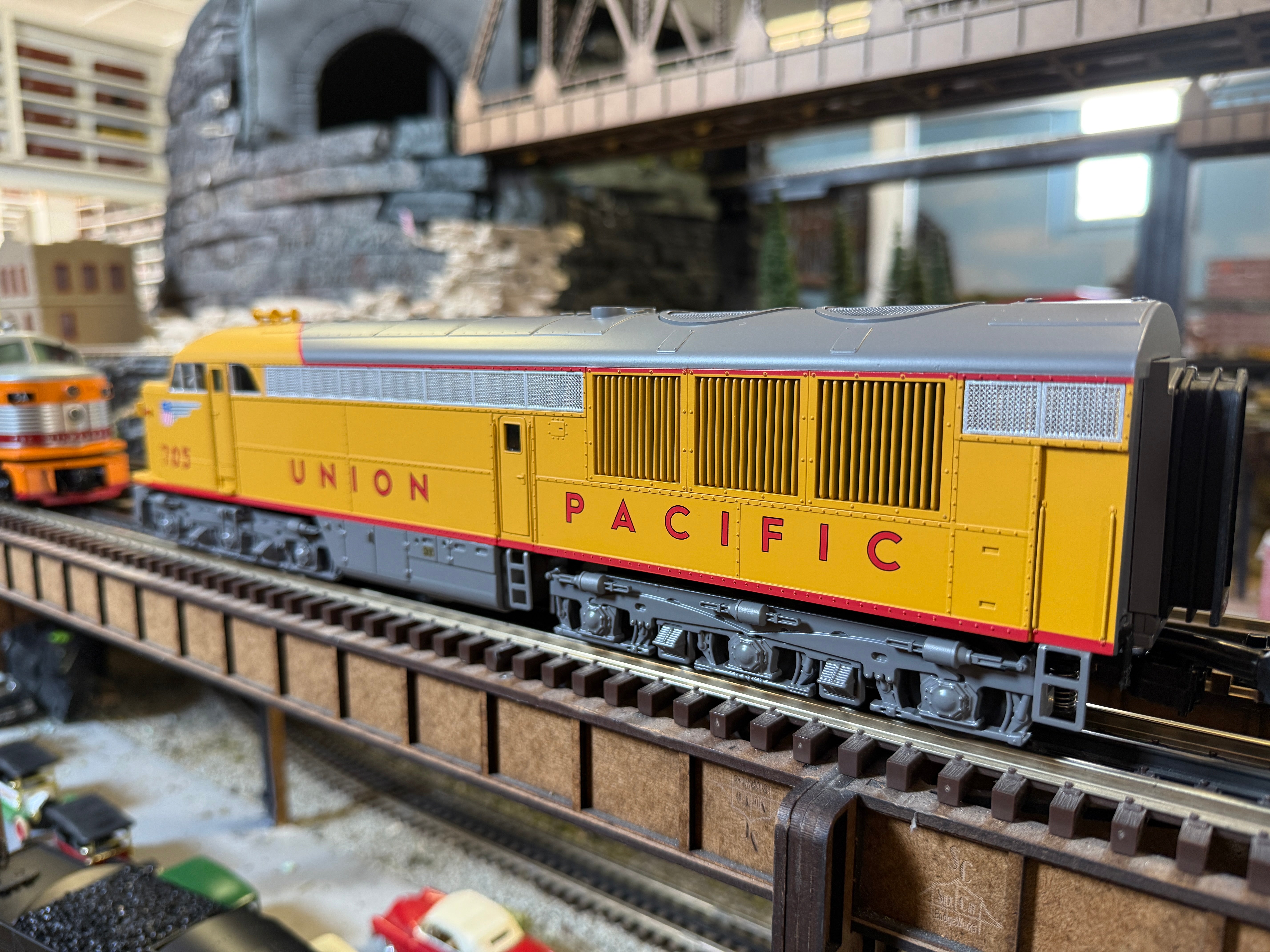 MTH 20-21852-3 - FM Erie Built A Unit Diesel "Union Pacific" #705 (Non-Powered)