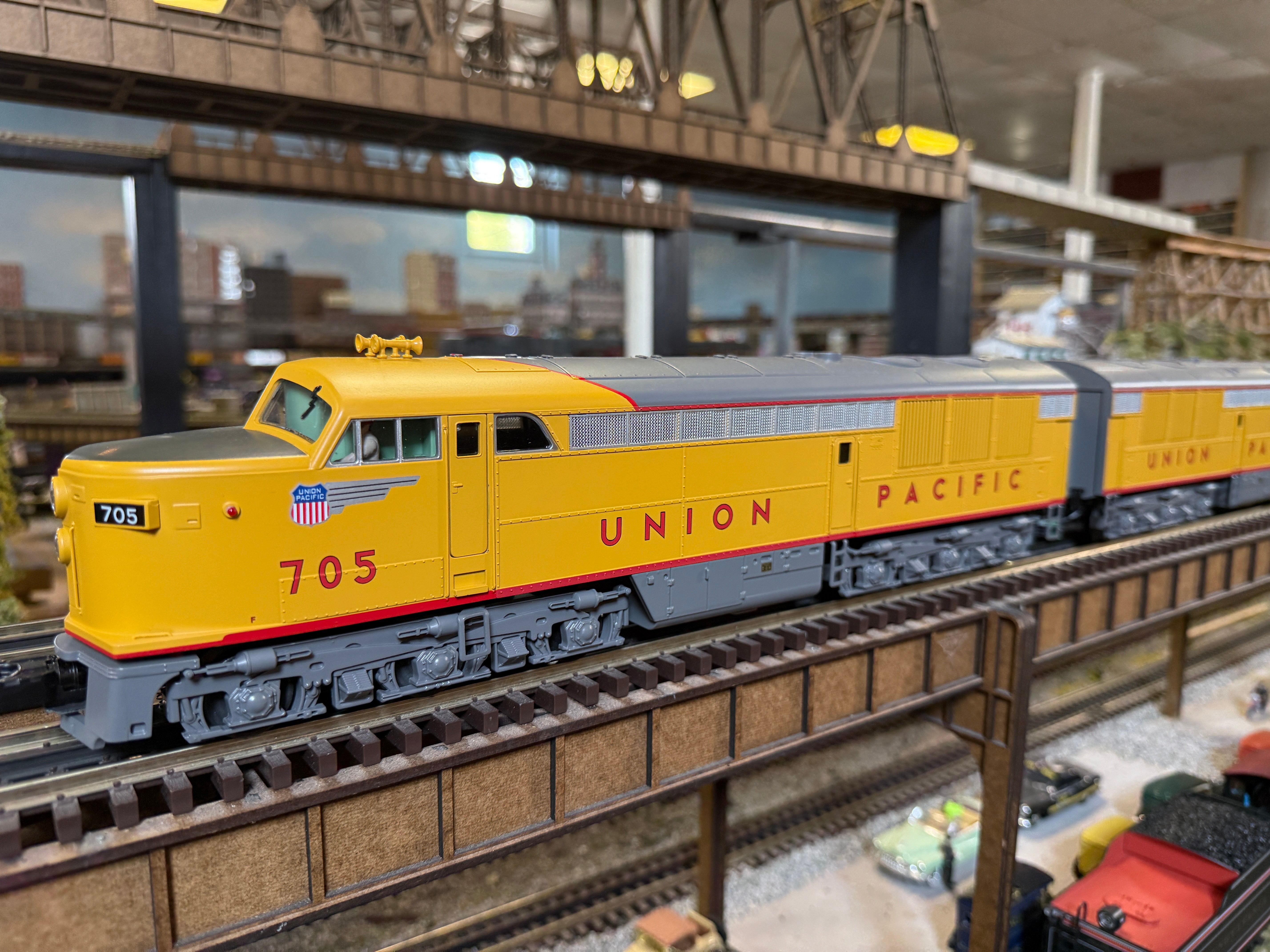 MTH 20-21852-3 - FM Erie Built A Unit Diesel "Union Pacific" #705 (Non-Powered)