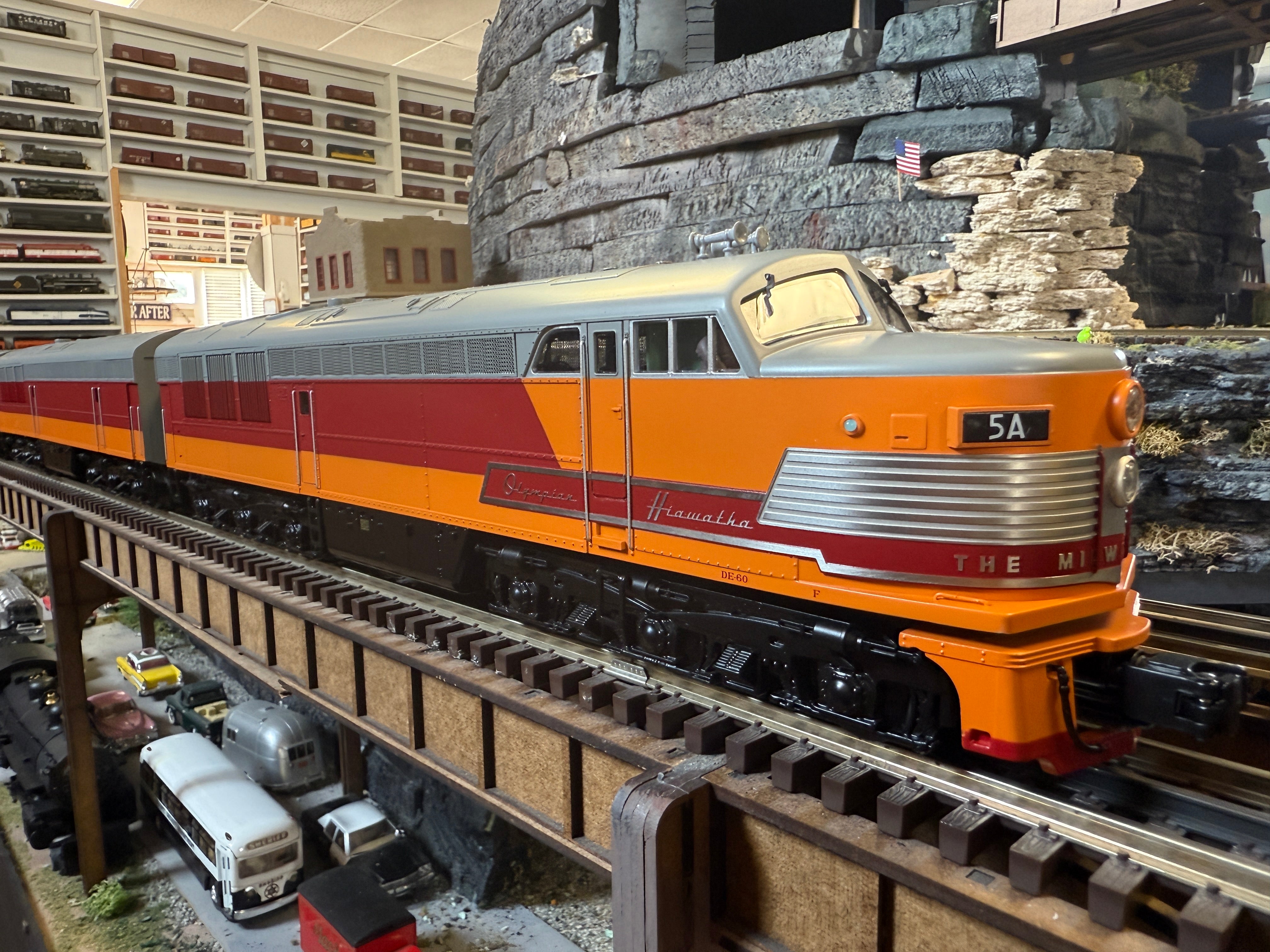 MTH 20-21853-1 - FM Erie Built AB Diesel Set "Milwaukee Road" #5A/5B w/ PS3
