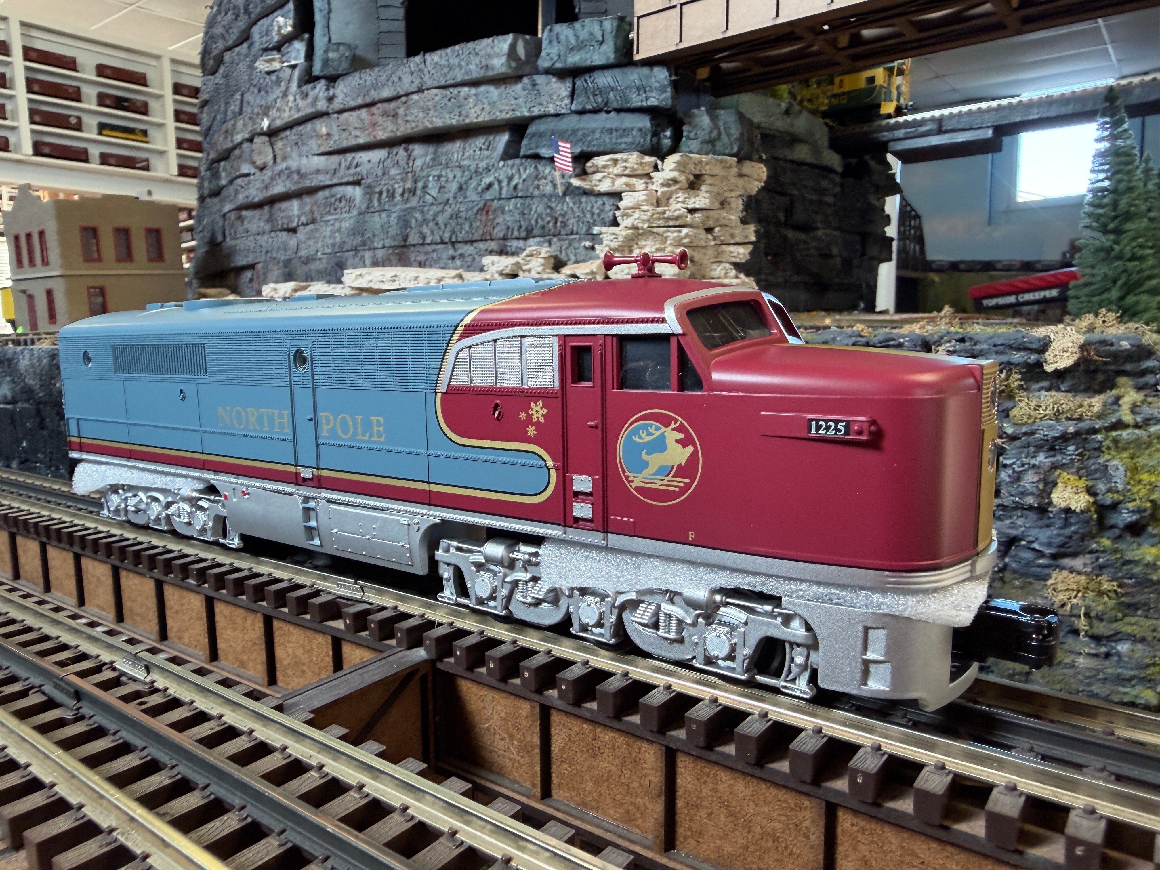 MTH 30-21328-1 - Alco PA A-Unit Diesel "North Pole" #1225 w/ PS3
