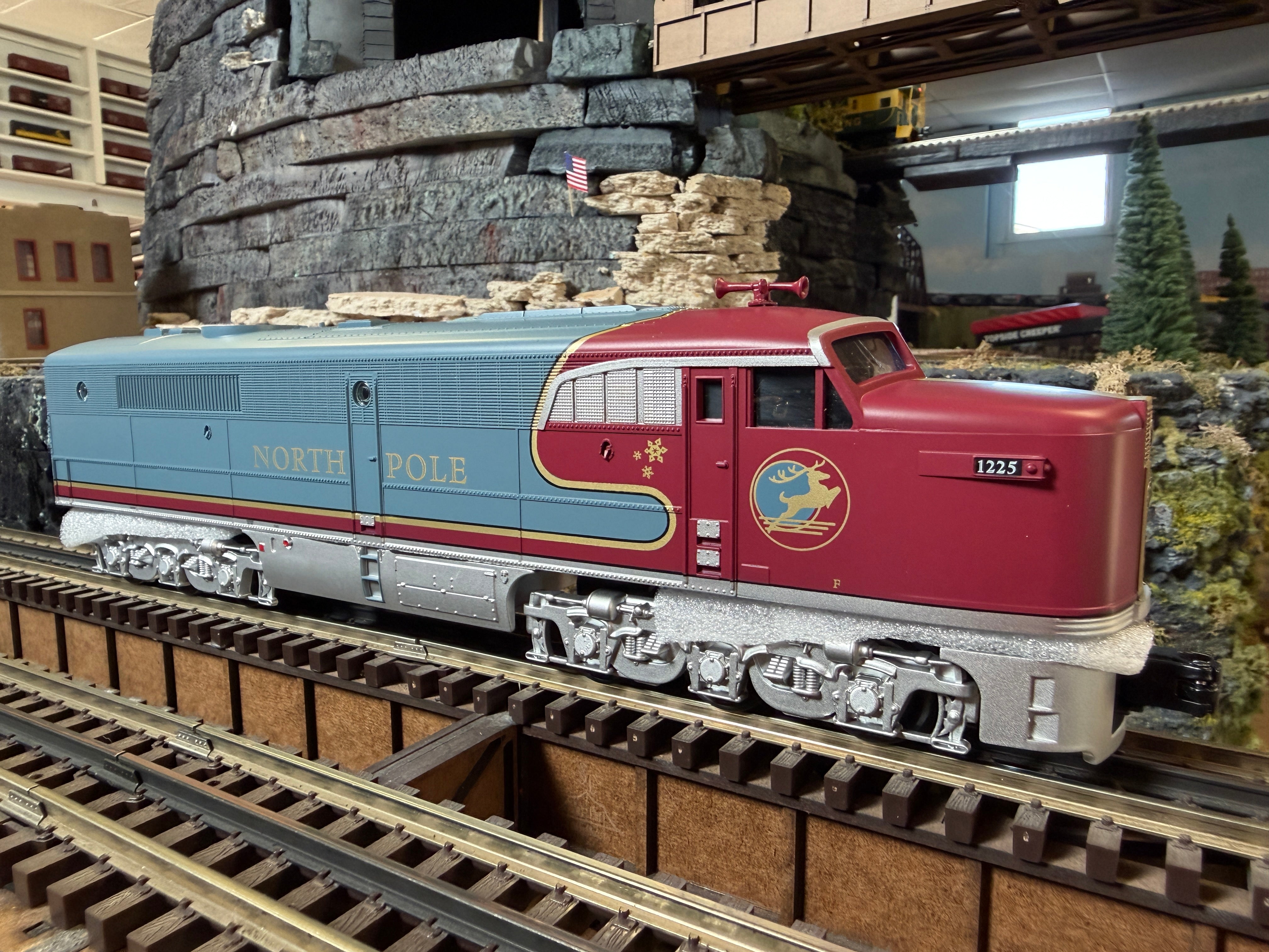 MTH 30-21328-1 - Alco PA A-Unit Diesel "North Pole" #1225 w/ PS3