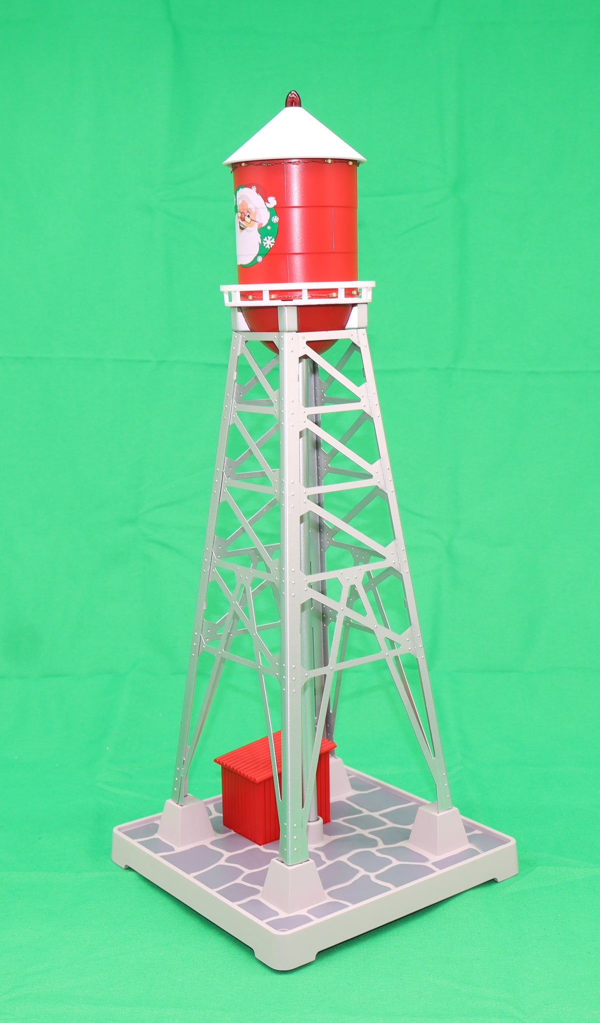 MTH 30-90738 - #193 Industrial Water Tower "Christmas" w/ LEDs - MrMuffin'sTrains