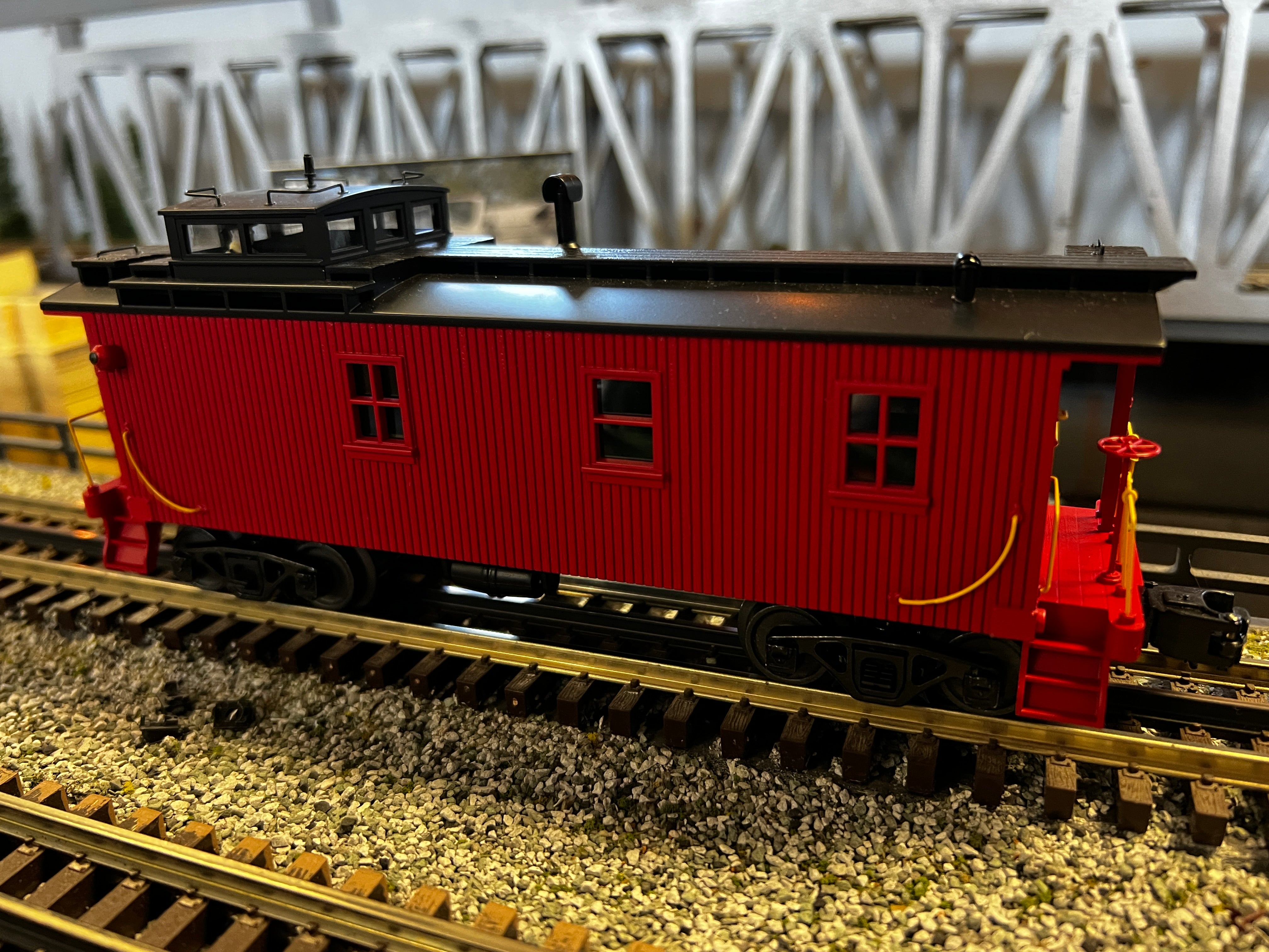 MTH 20-91824 - 35' Woodside Caboose "Unlettered" - Custom Run for MrMuffin'sTrains