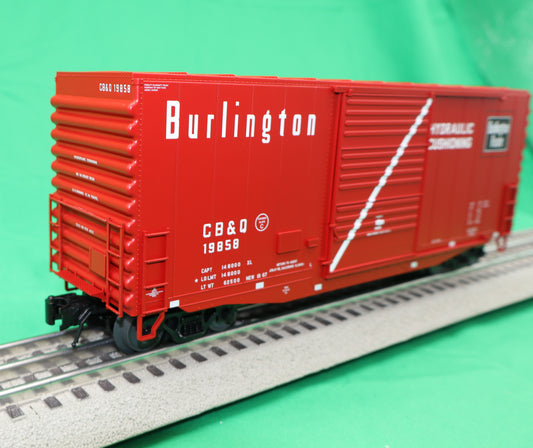 Atlas O 2001132 - Trainman - 40' Hy-Cube Box Car "Burlington" - MrMuffin'sTrains