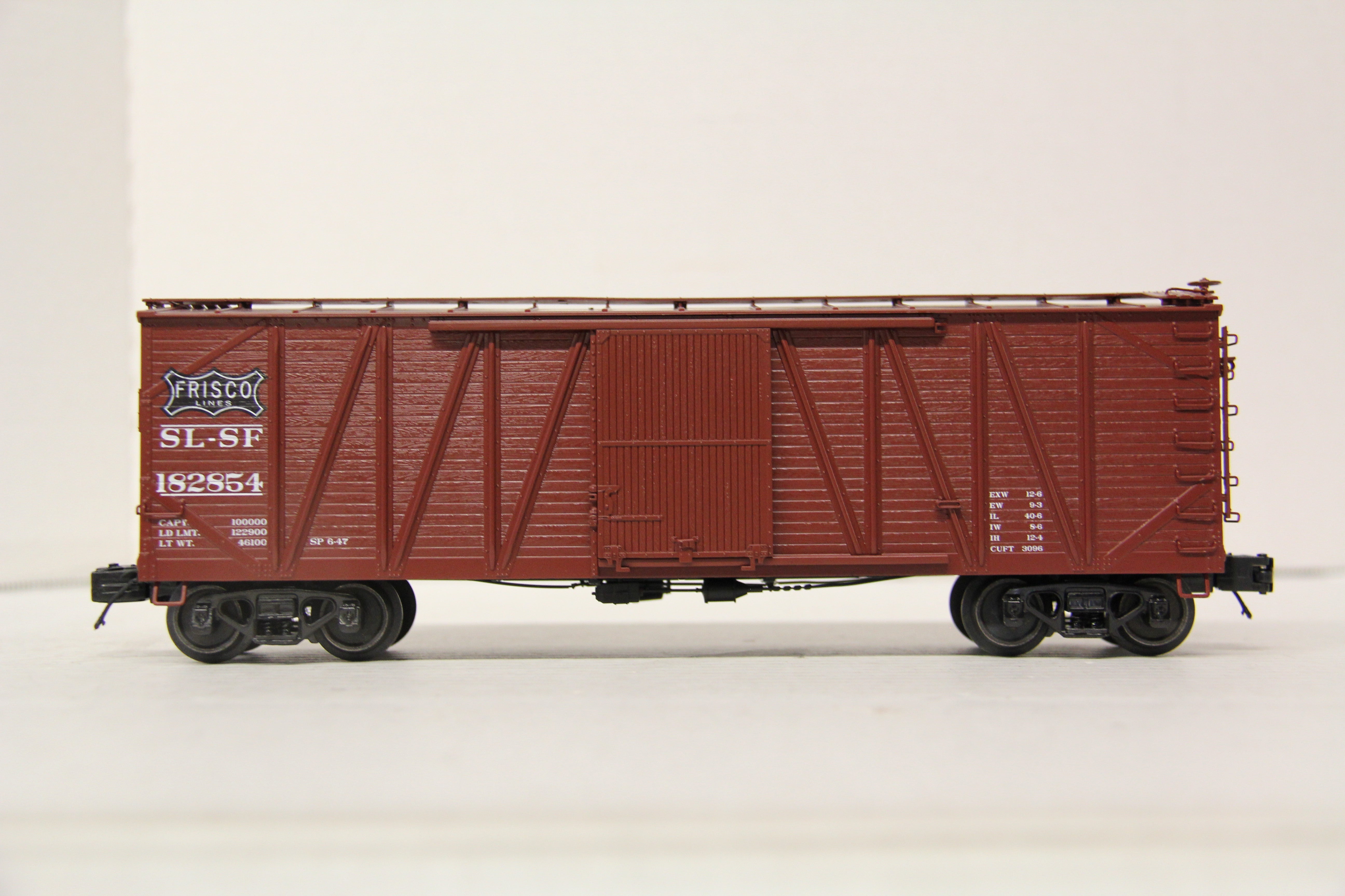 MTH 20-93966 Frisco 40' USRA Single Sheathed Box Car-Second hand-M6639