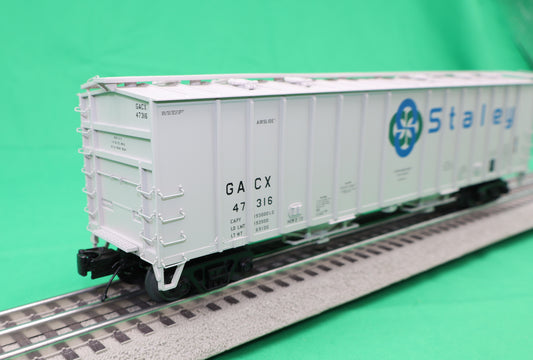 Atlas O 3001785 - Premier - 4180 Airslide Hopper Car "Staley" (GACX) - MrMuffin'sTrains