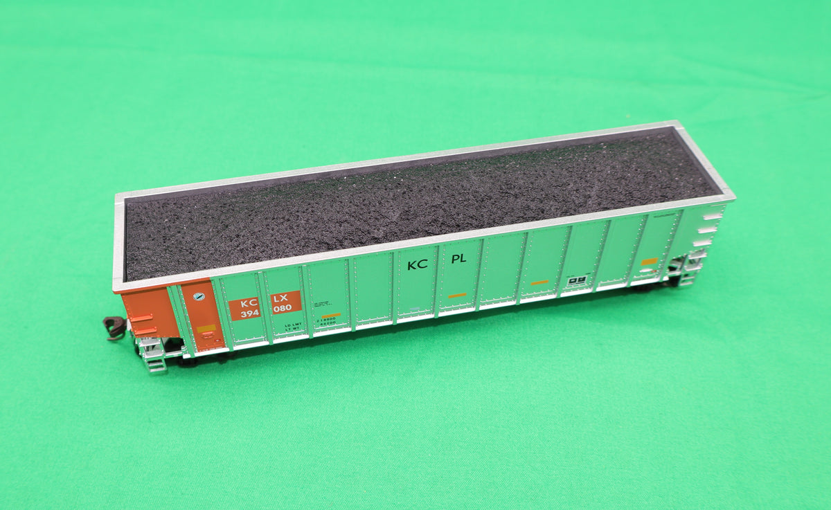 Atlas HO 20 007 720 - Trainman - Aluminum Coal Gondola Car "Kansas City Power & Light" #394080 (KCLX)