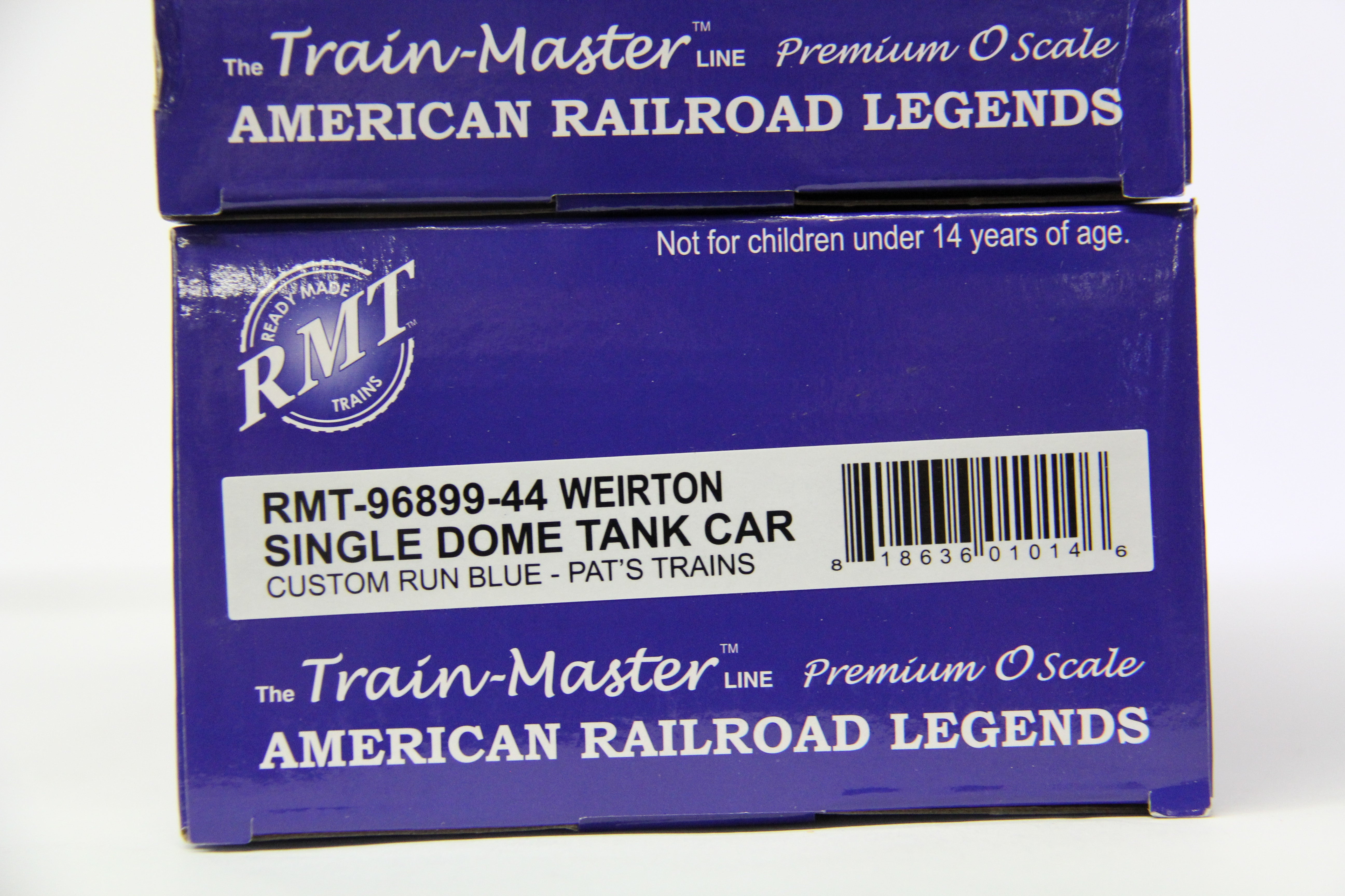 RMT-96899-44 Weirton Single Dome Tank Car Custom Run Blue for Pat's Trains 2 Set-Second hand-M6798