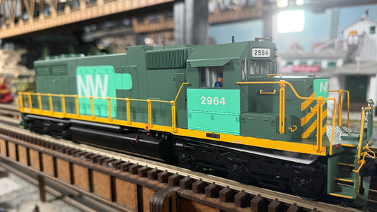 Lionel 2633670 - Legacy - SD38 Diesel Locomotive "Norfolk & Western" #2964 (Illinois Terminal patch) - Custom Run for MrMuffin'sTrains